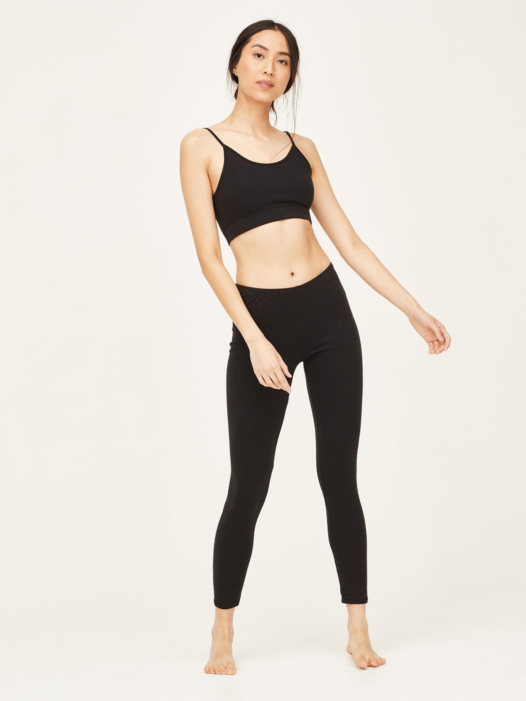 Essential Organic Cotton Leggings - Black