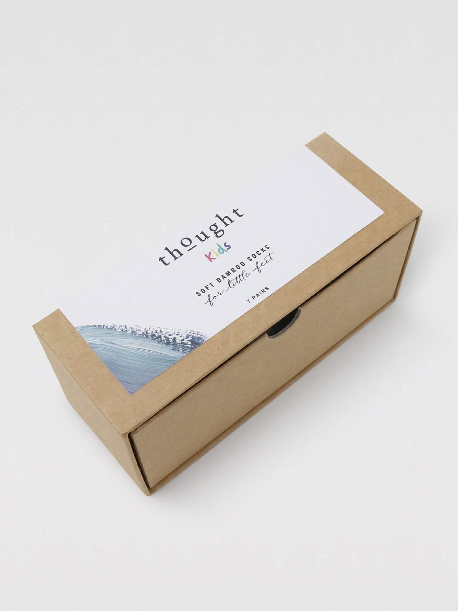Bamboo Rainbow Sock Box - Multi