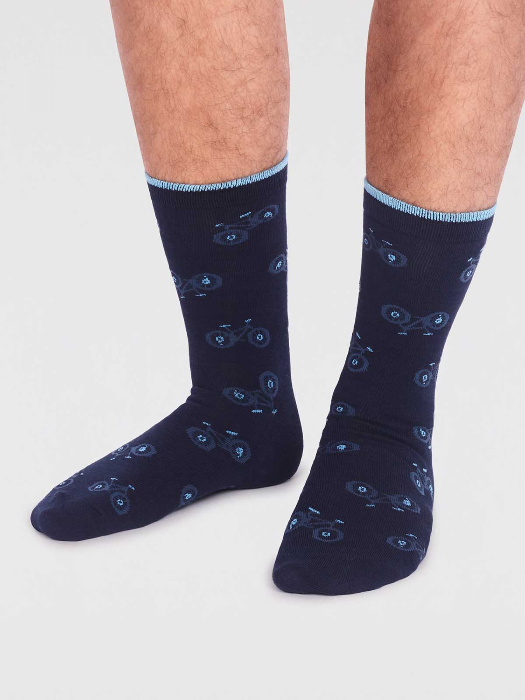Marquis Bamboo Bike Sock - Navy