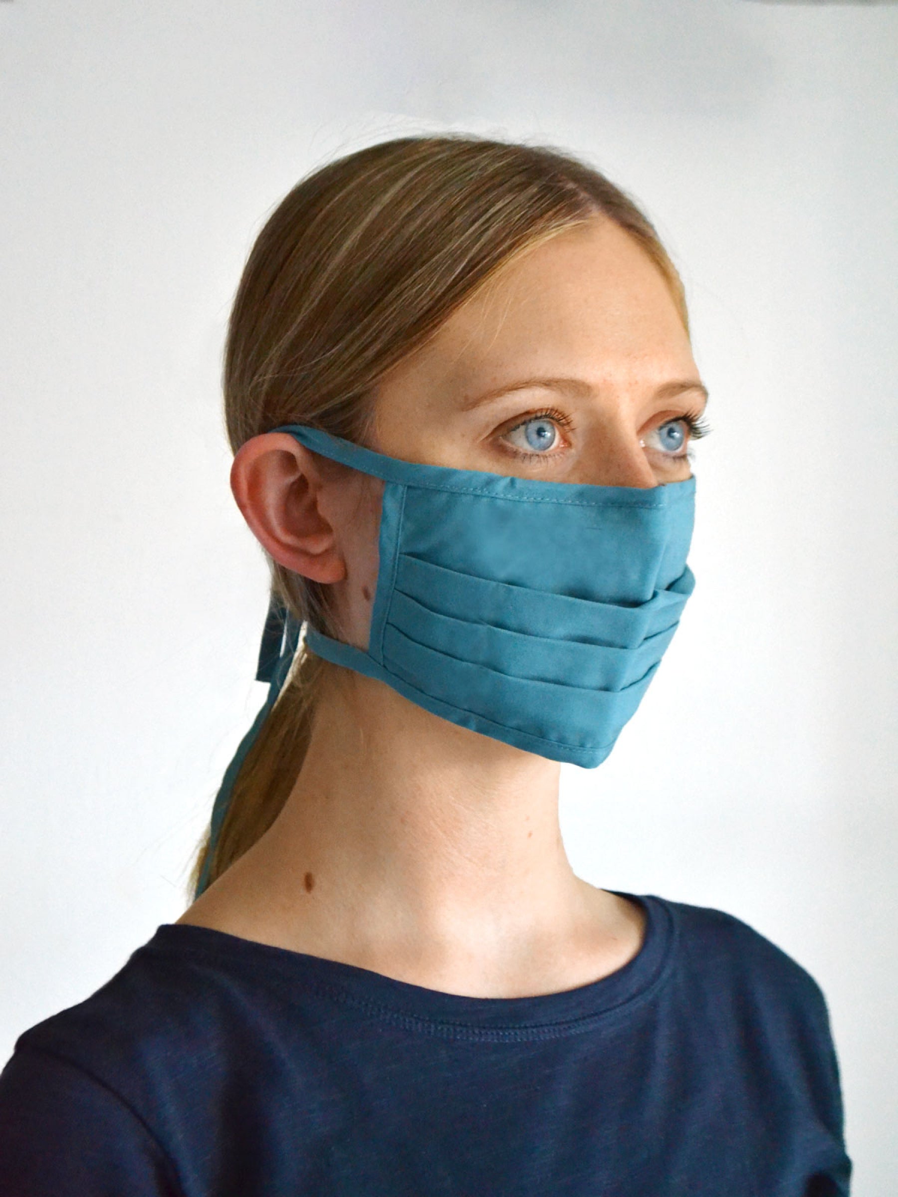 Unisex Tencel Non-Medical Face - Adriatic Blue