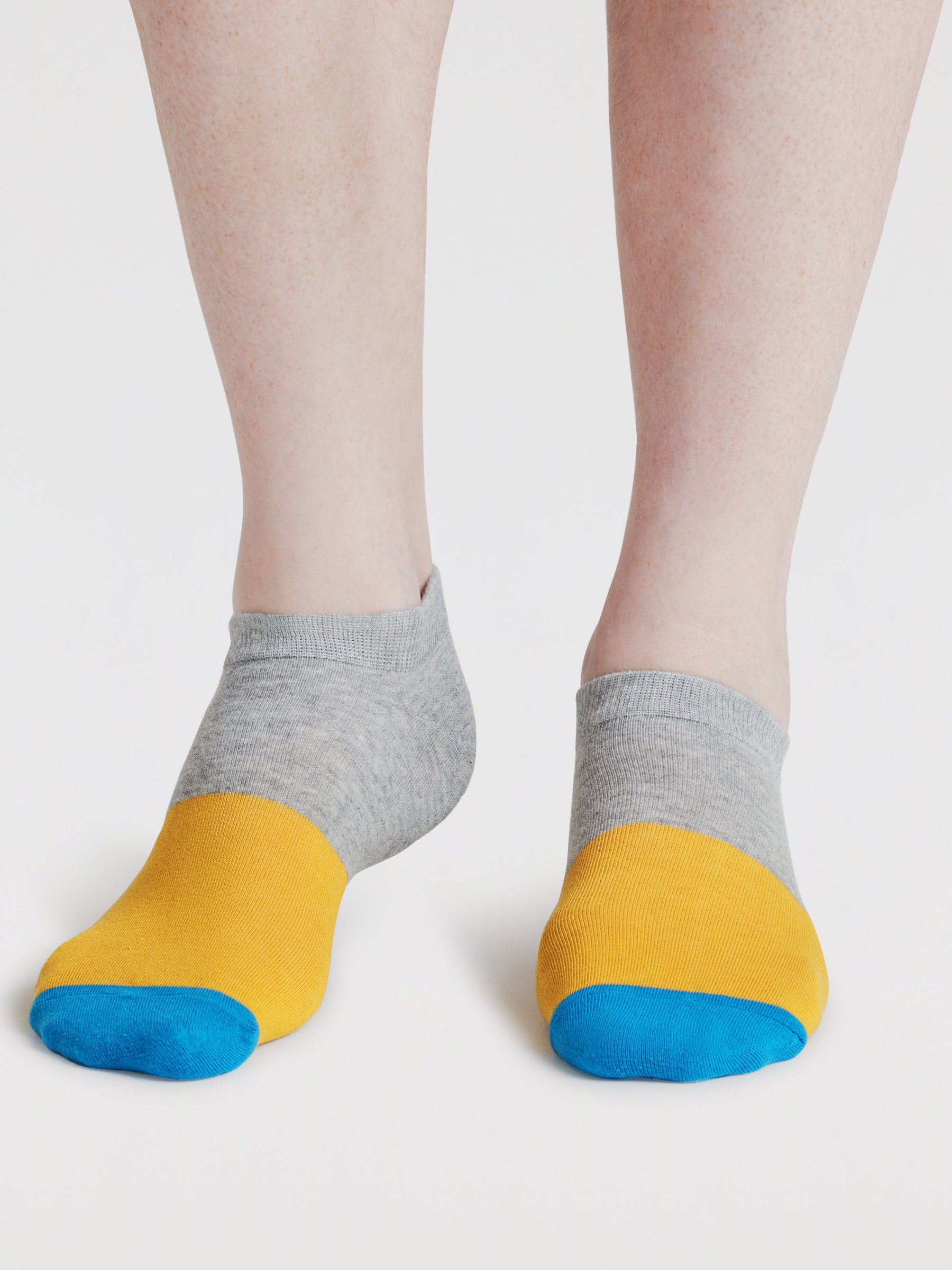 Agot Stripe & Spot Organic Cotton 3 Pack Socks - Multi