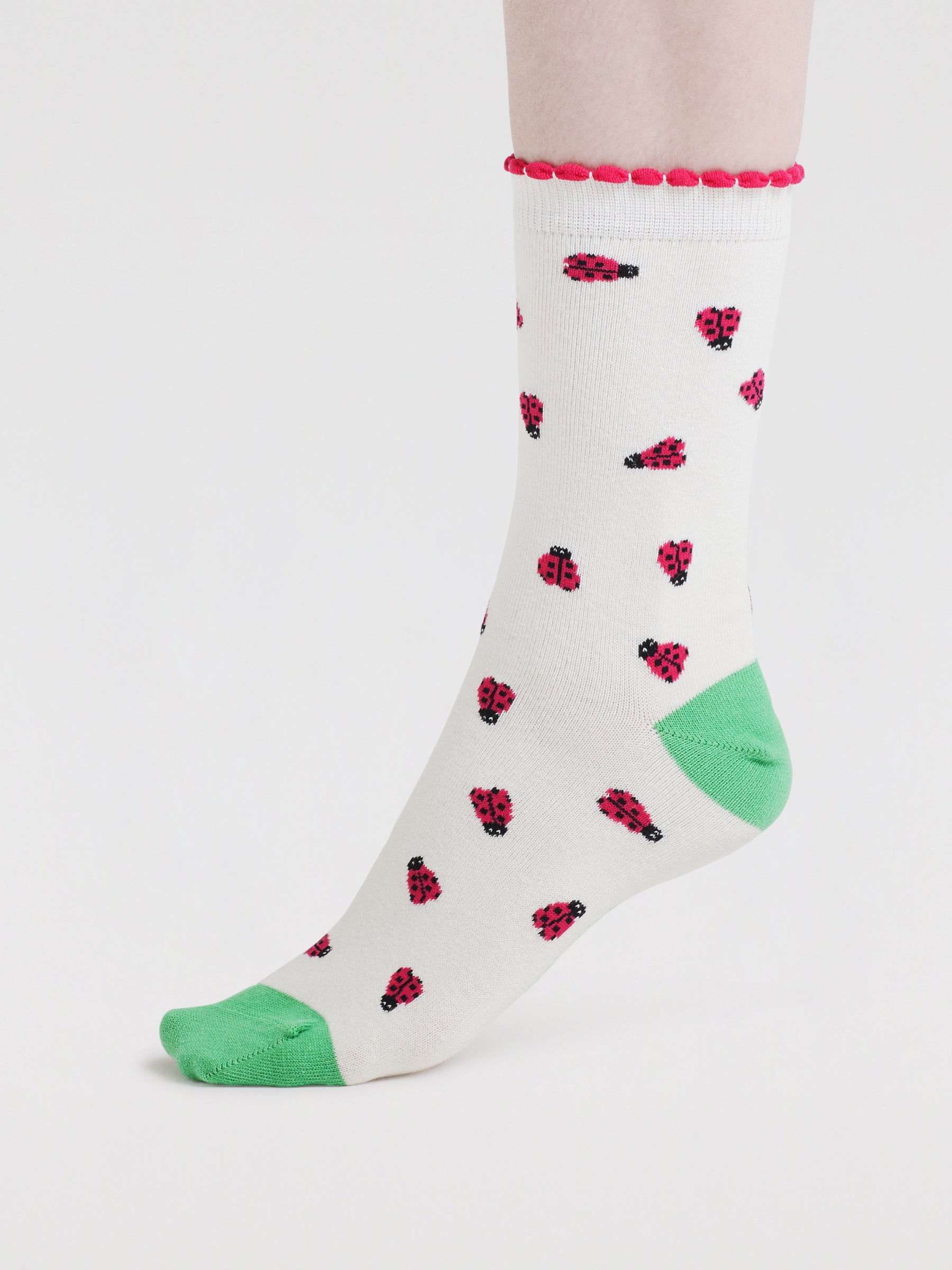 Womens Cloris Insect Organic Cotton 4 Sock Gift Box - Multi