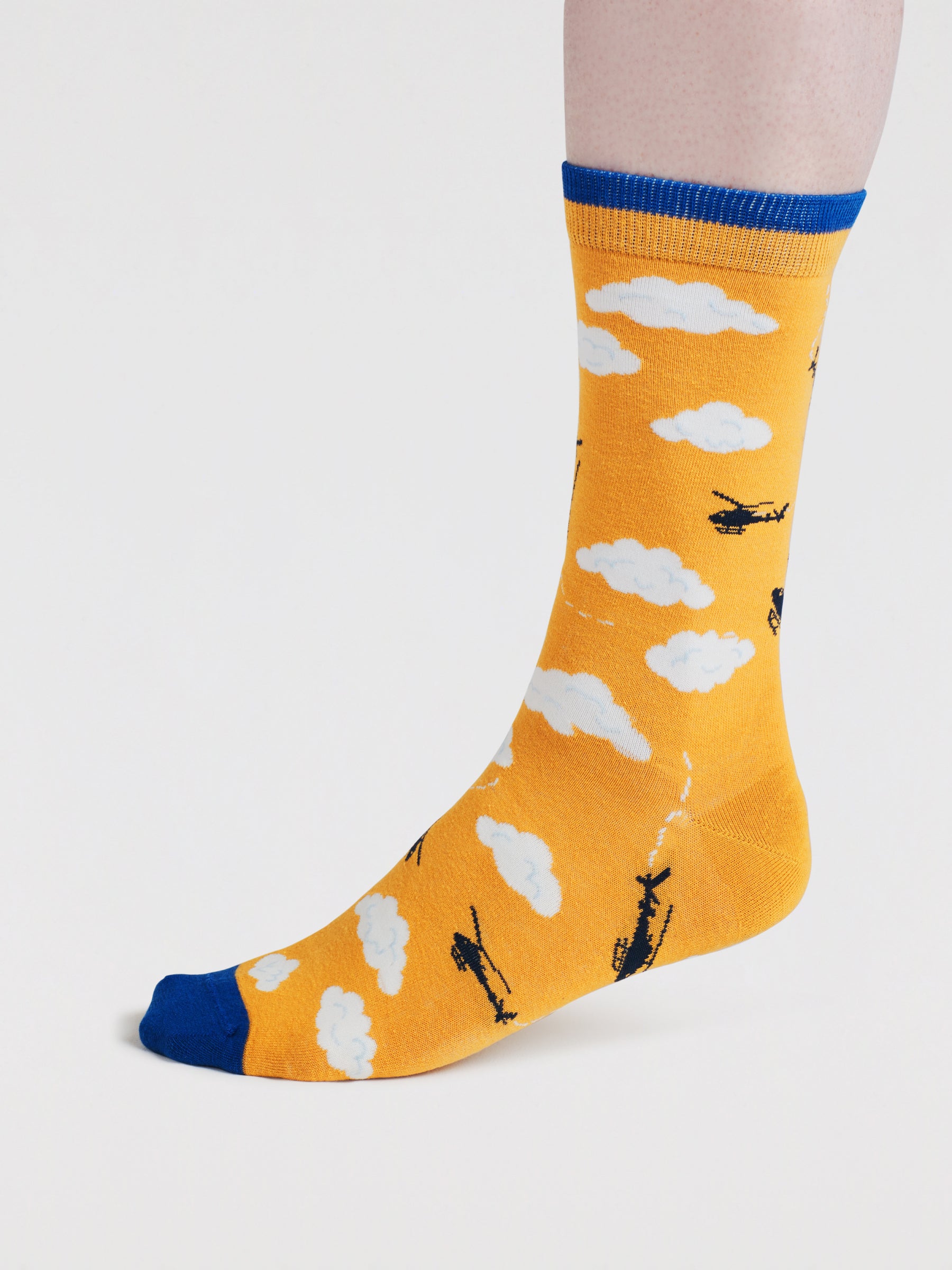 Pele Sky Organic Cotton Socks - Cumin Yellow