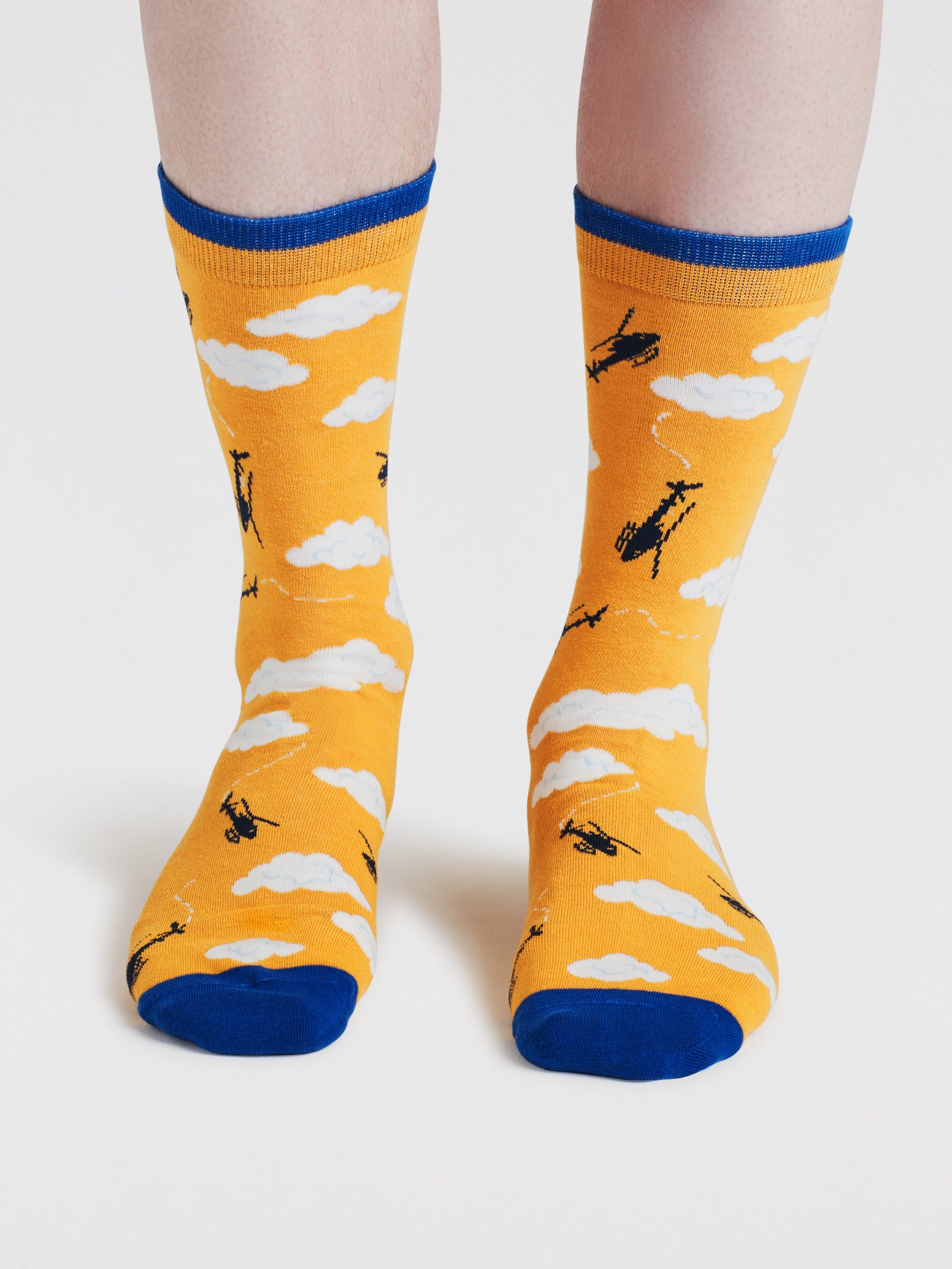 Pele Sky Organic Cotton Socks - Cumin Yellow