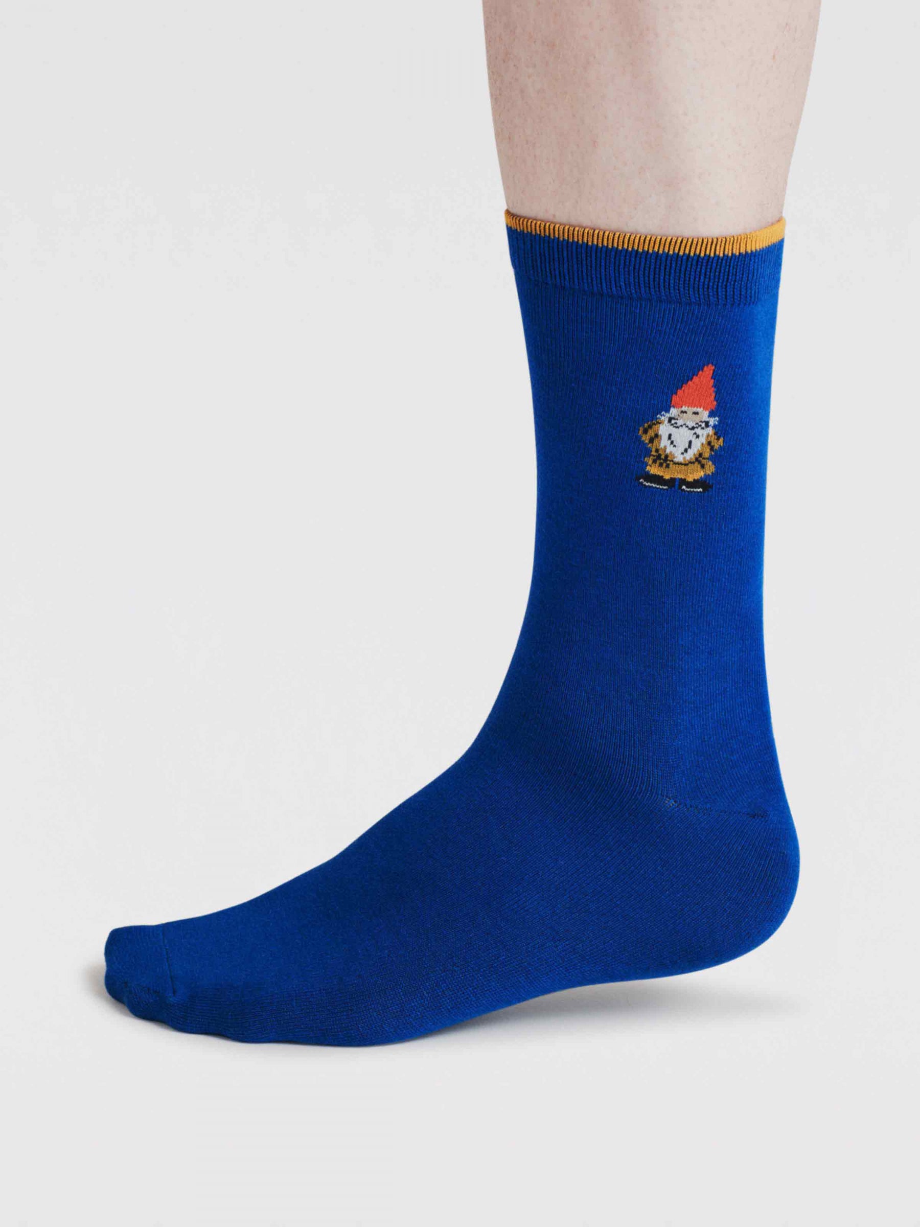 Greyson Gnome Organic Cotton Socks - Cobalt Blue