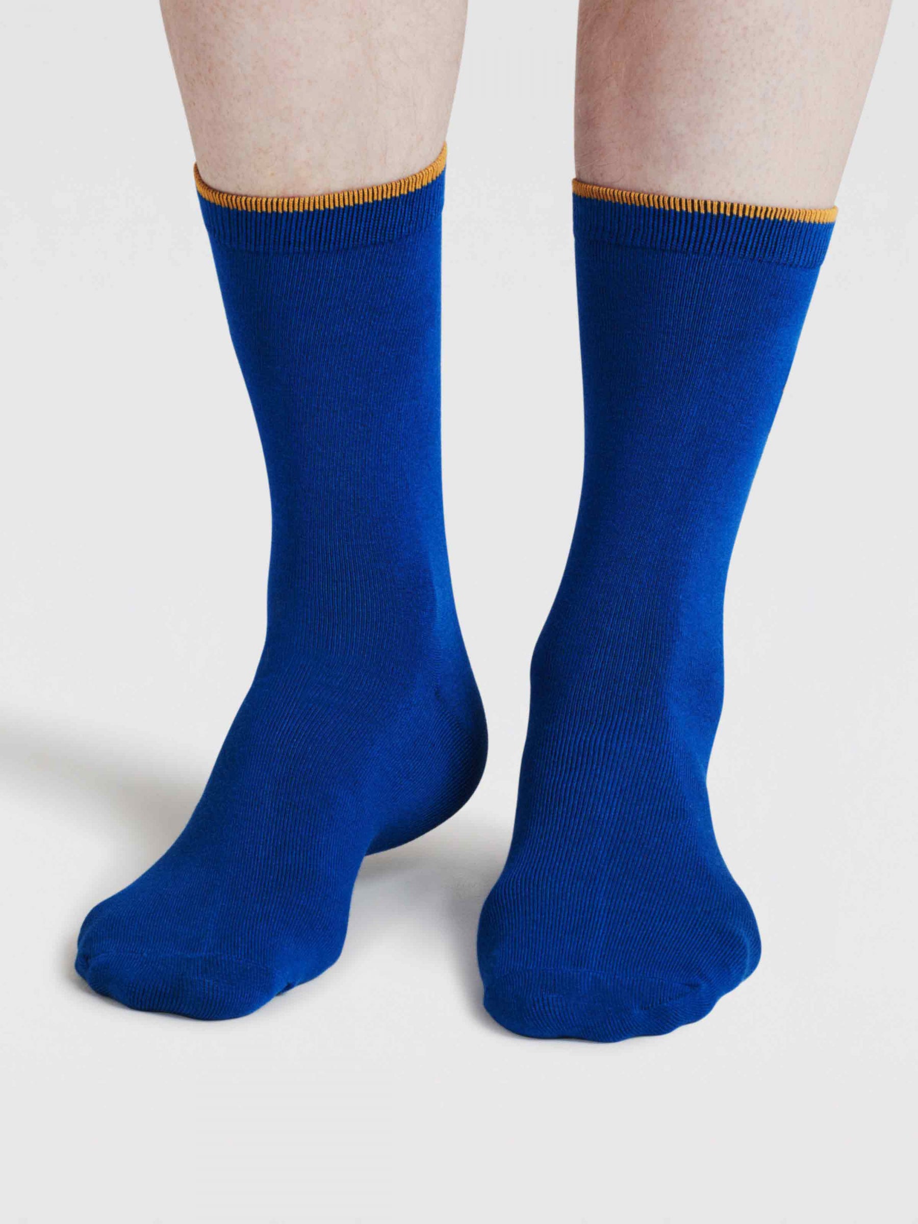 Greyson Gnome Organic Cotton Socks - Cobalt Blue