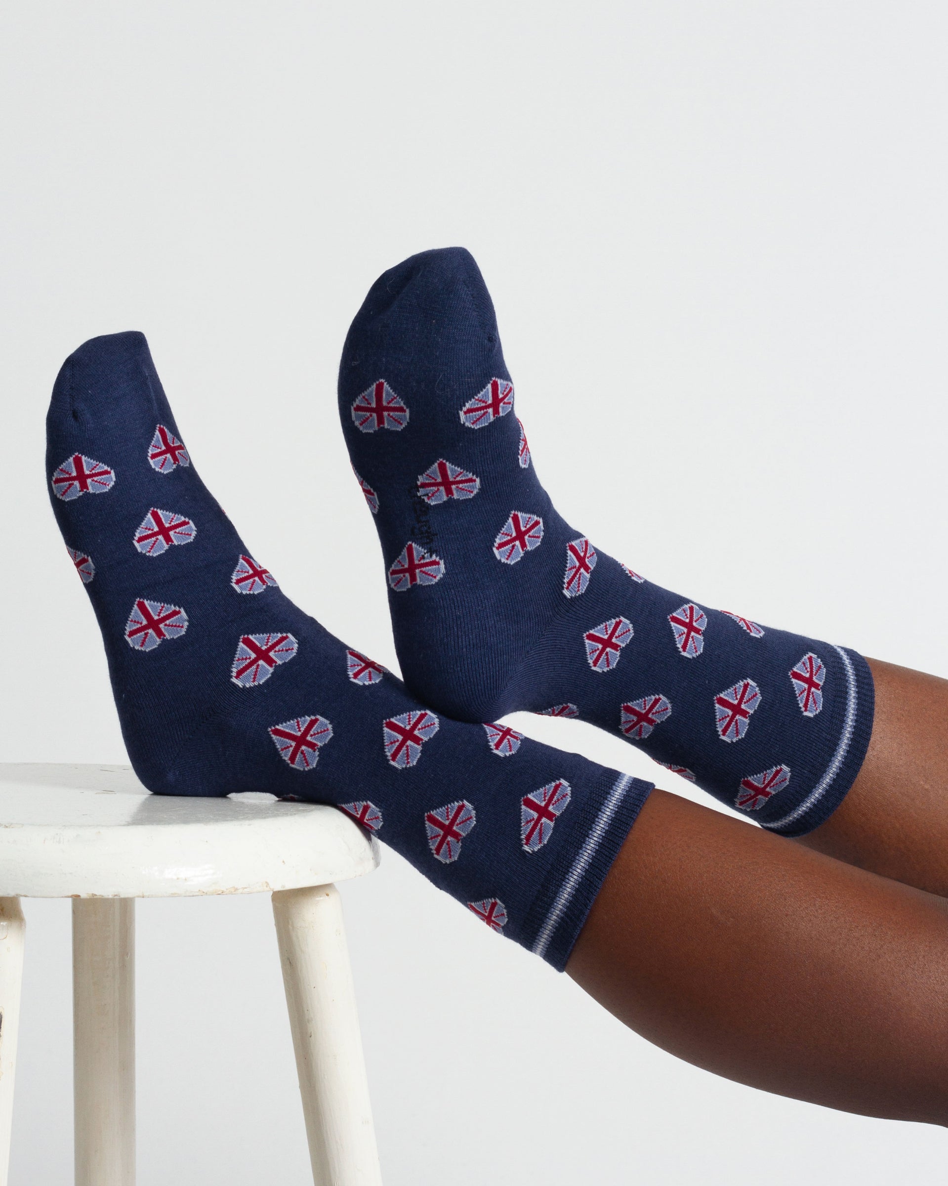 Team GB Bamboo Socks in a Bag - Blue Multi