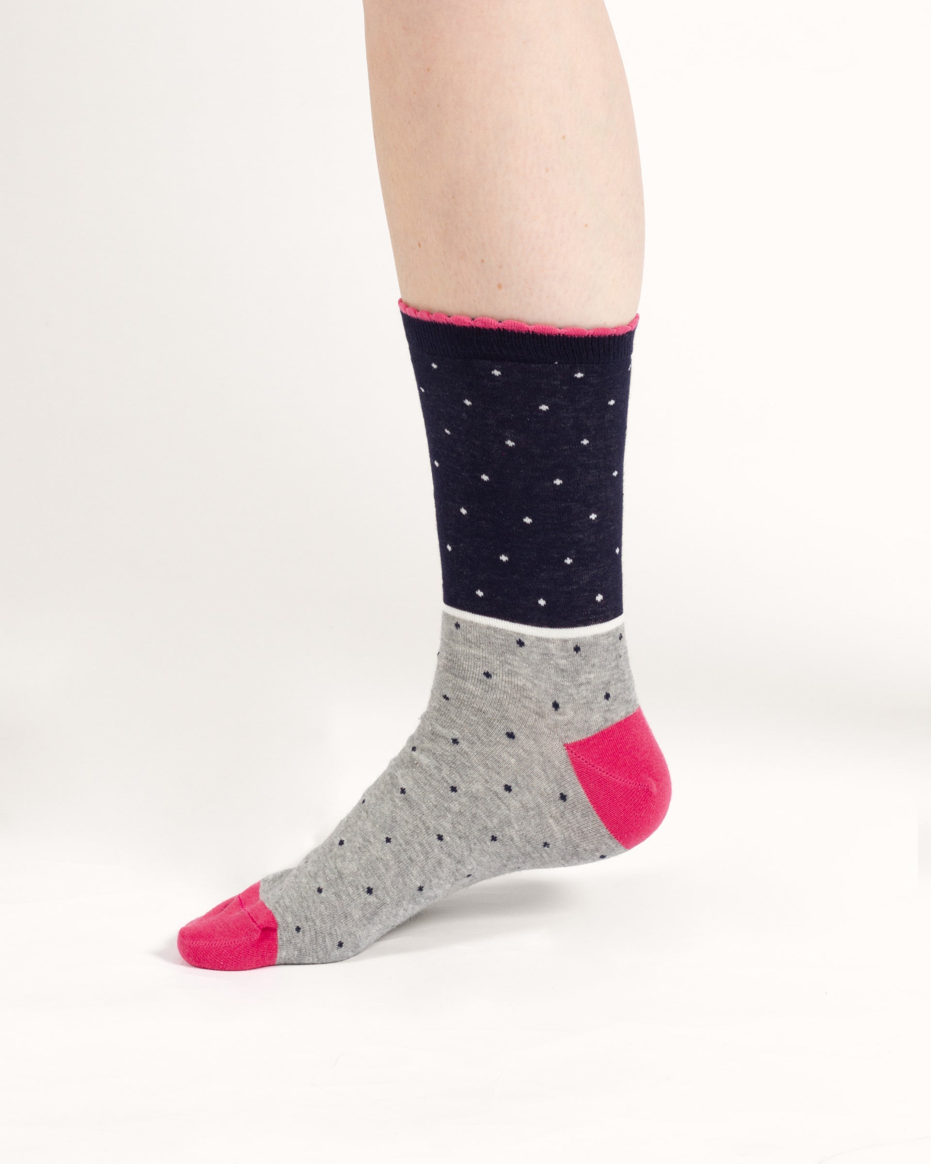 Be Pawsitive Organic Cotton 2 Socks in a Bag - Blue Multi