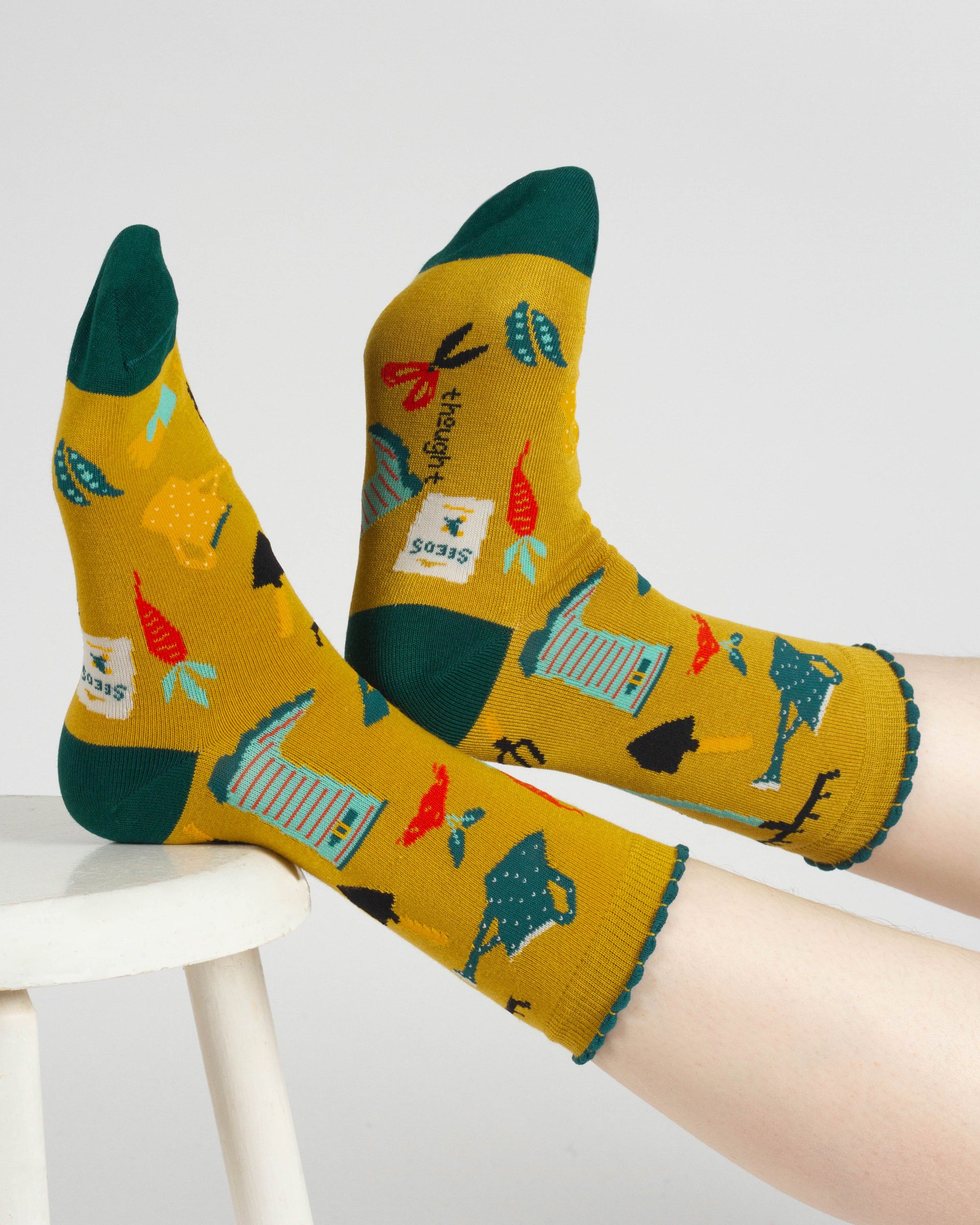 A Perfect Afternoon Organic Cotton Gift Box of 4 Socks - Multi