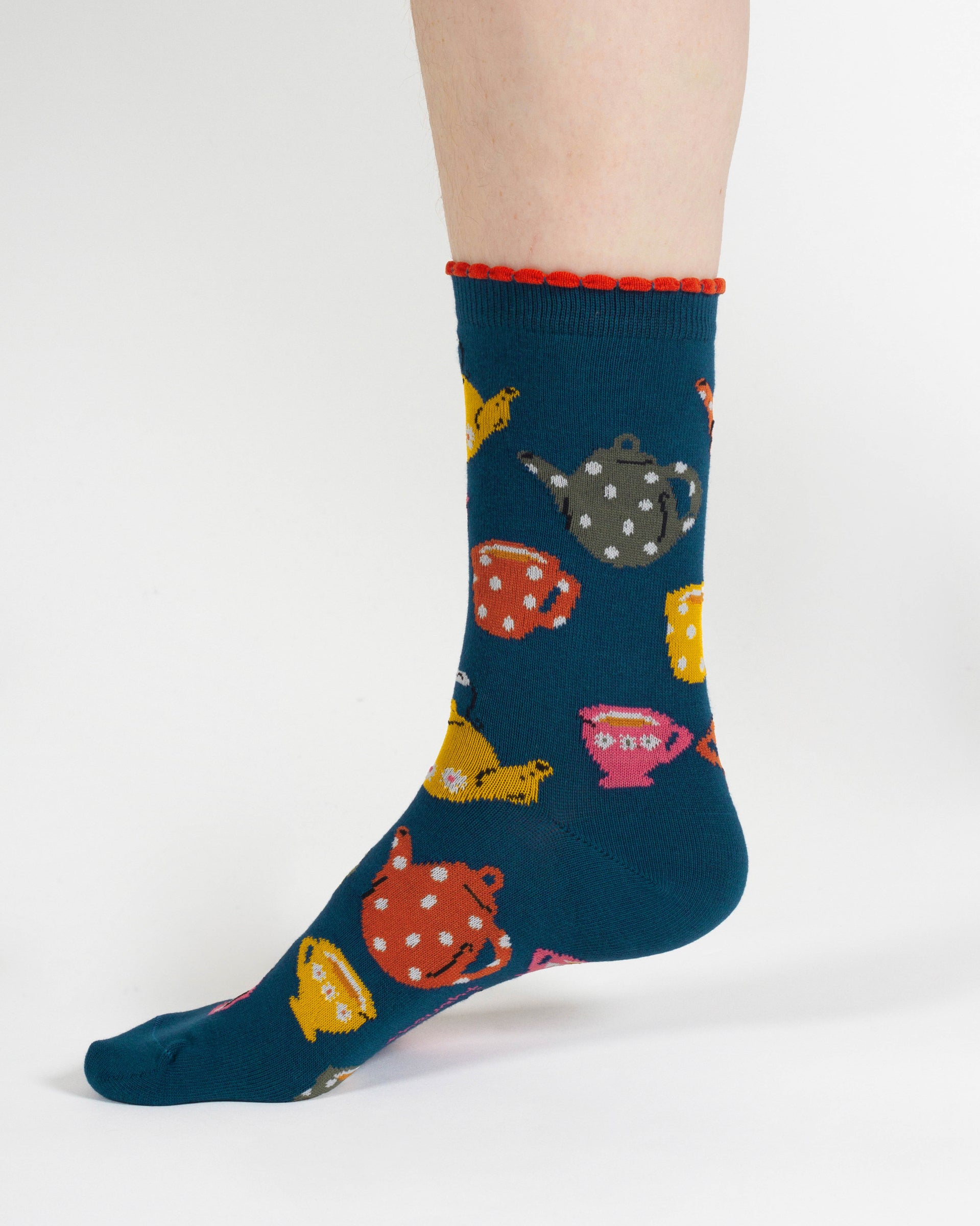 A Perfect Afternoon Organic Cotton Gift Box of 4 Socks - Multi