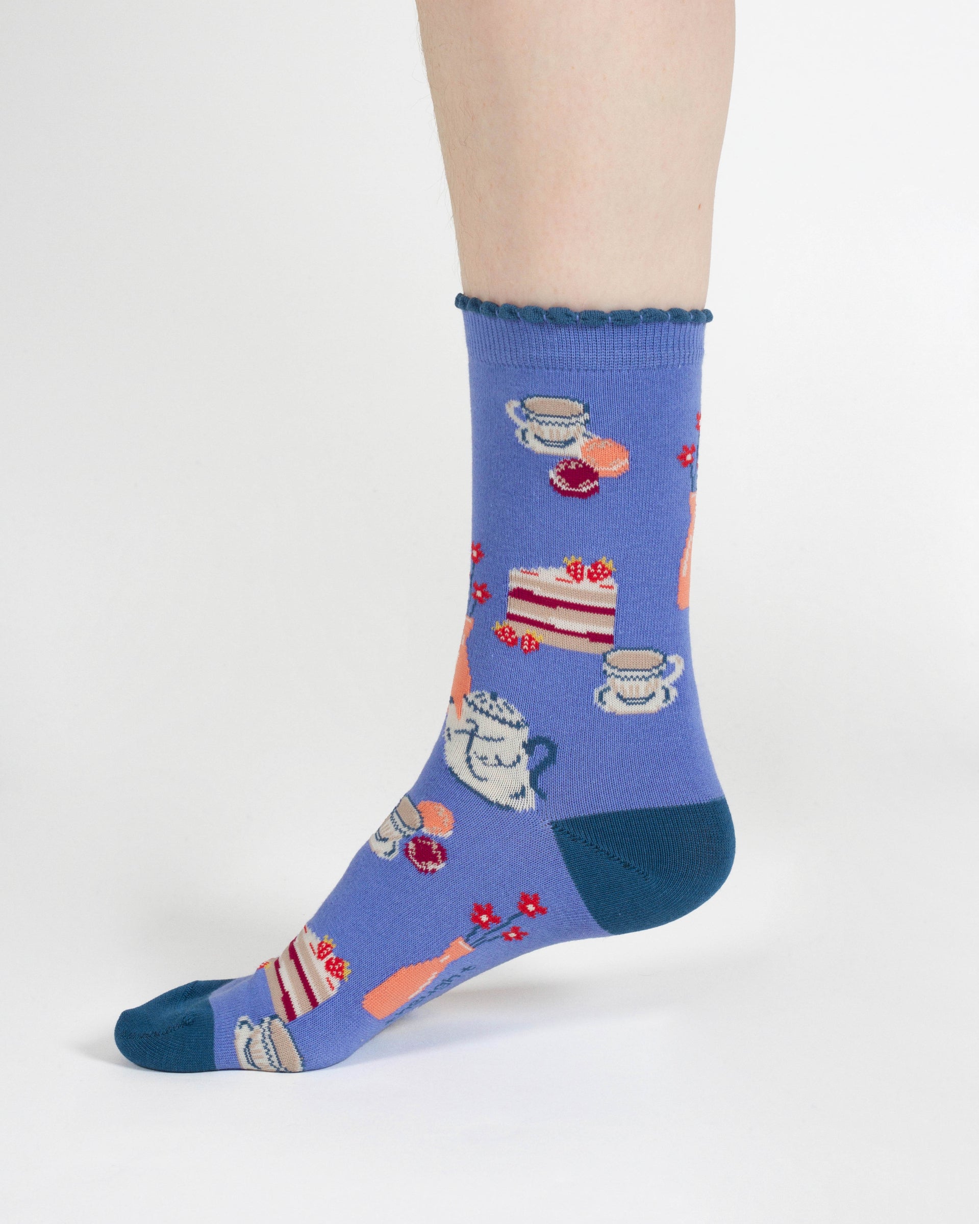 A Perfect Afternoon Organic Cotton Gift Box of 4 Socks - Multi