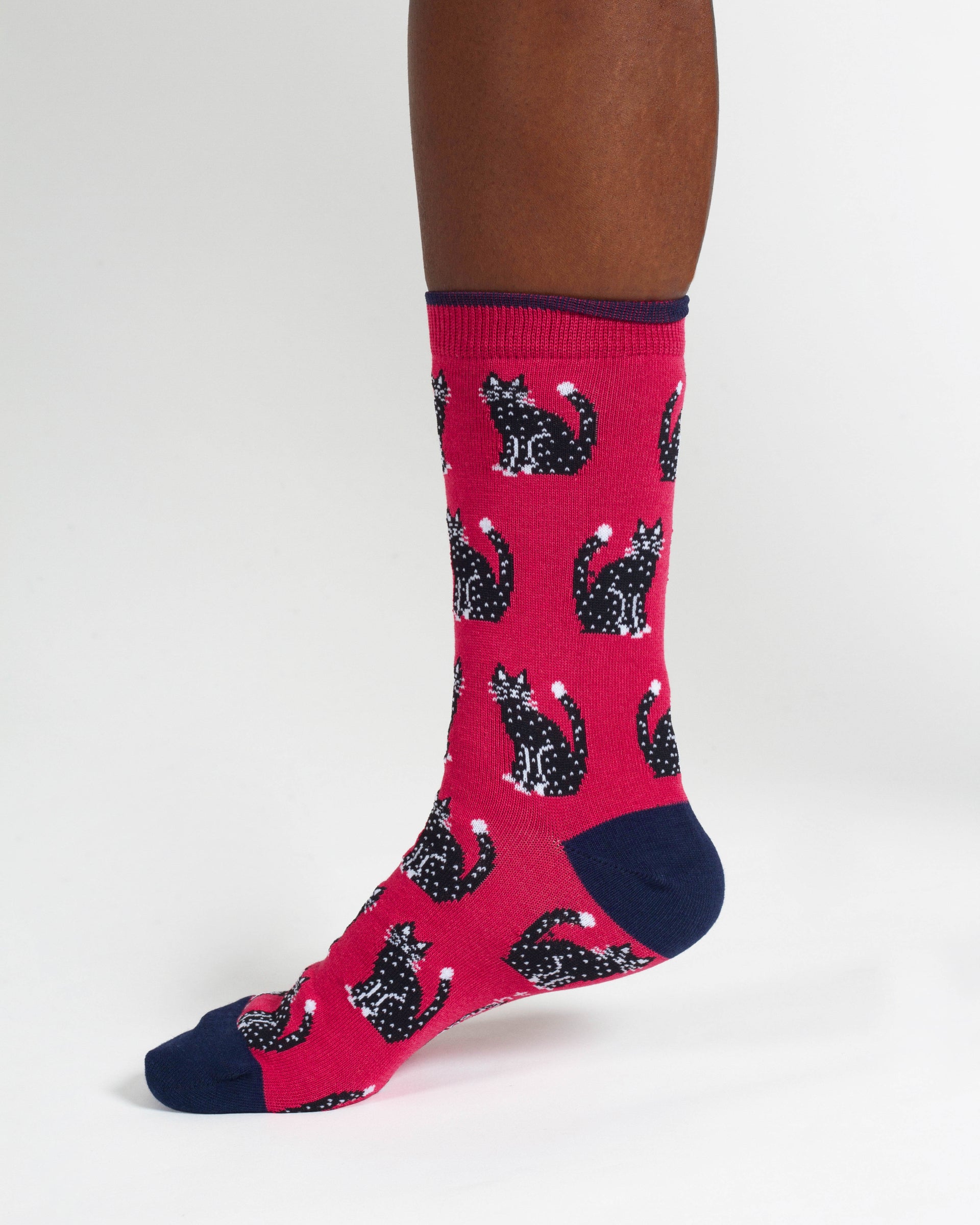 Purrfect Bamboo 2 Socks in a Bag - Pink/Blue Multi