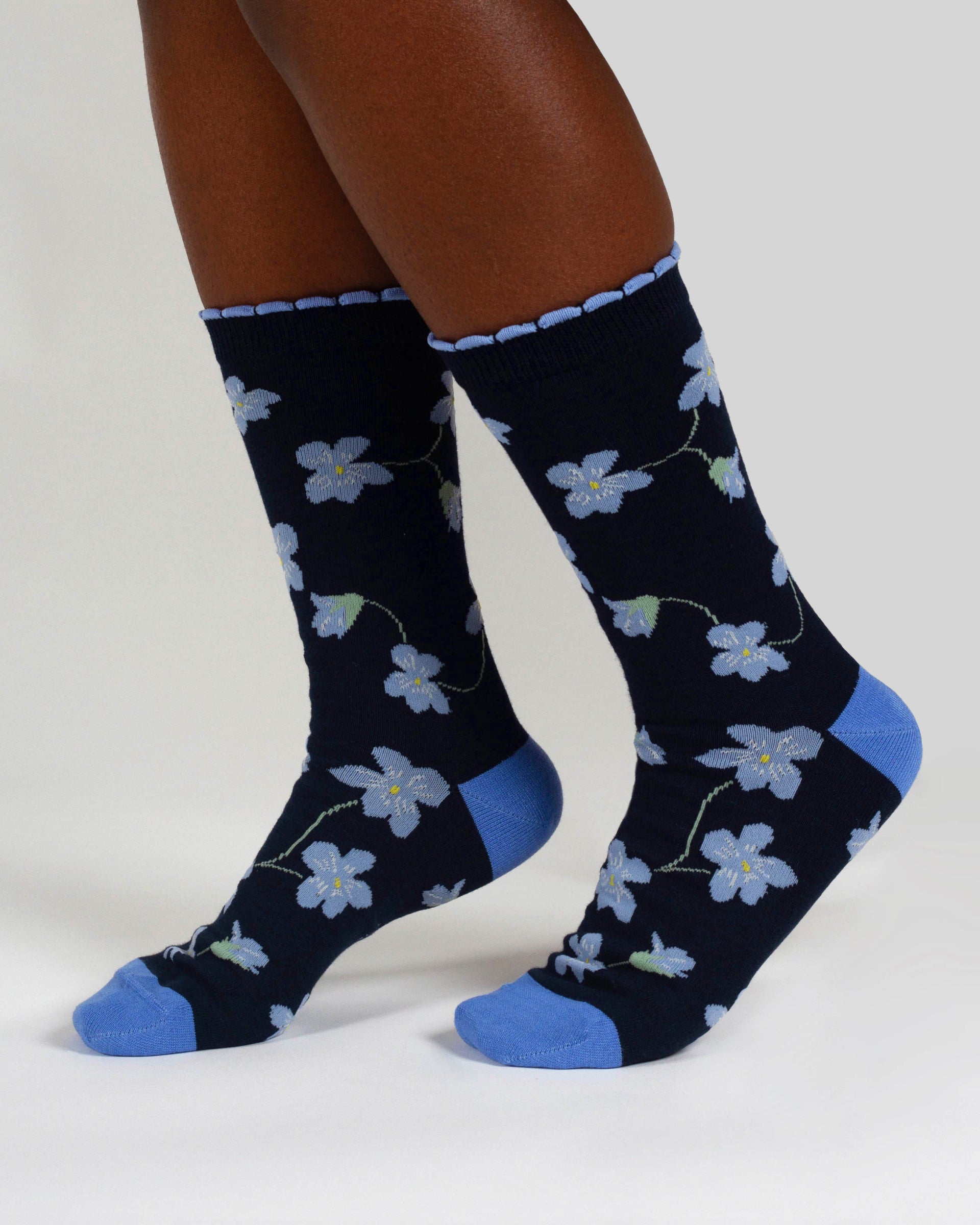 Womens February Birth Flower Sock - Primrose