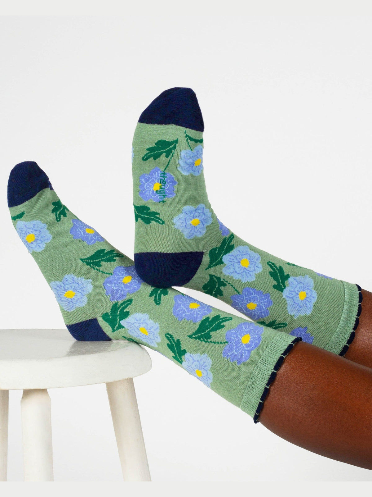 Womens November Birth Flower Sock - Chrysanthemum