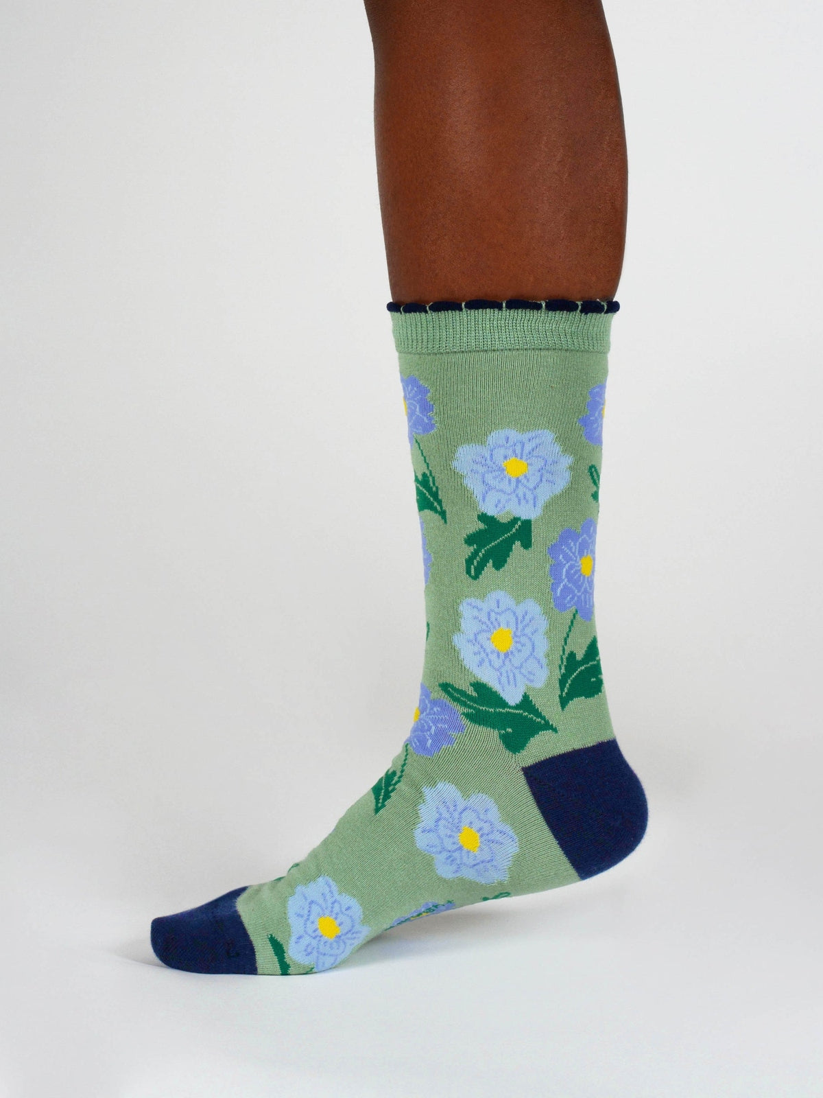 Womens November Birth Flower Sock - Chrysanthemum