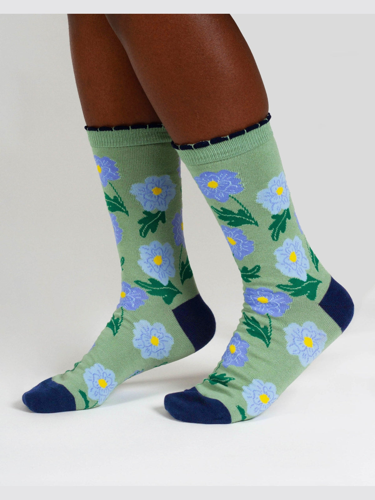 Womens November Birth Flower Sock - Chrysanthemum
