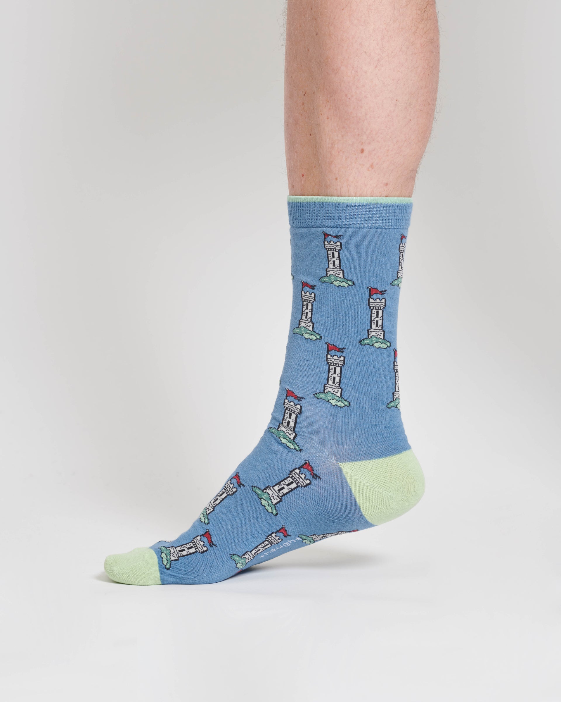 The Explorer Bamboo Gift Box of 4 Socks - Blue/Navy/Burgundy/Grey
