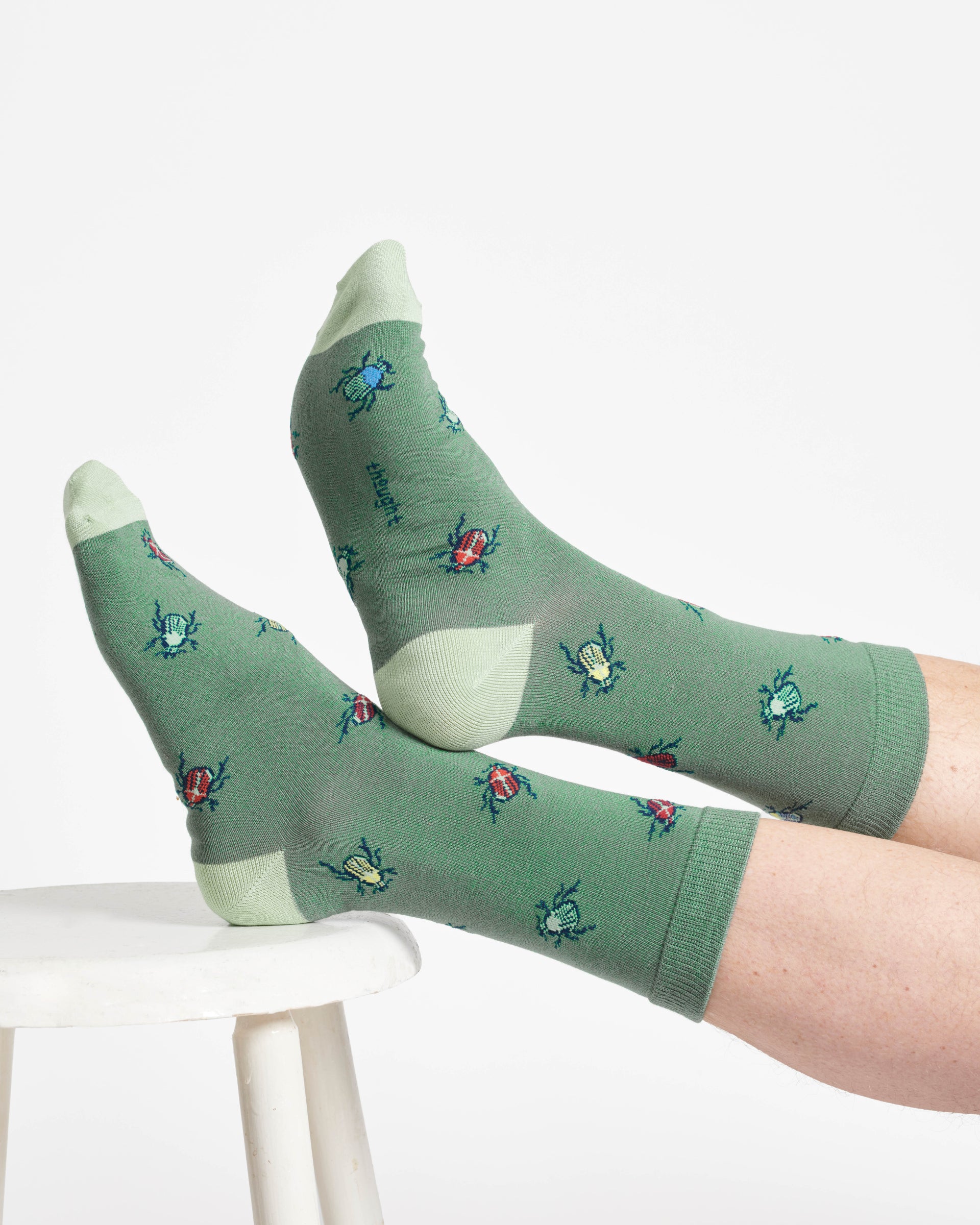 Go Explore Bamboo Gift Box of 7 Socks - Grey/Navy/Green/Orange