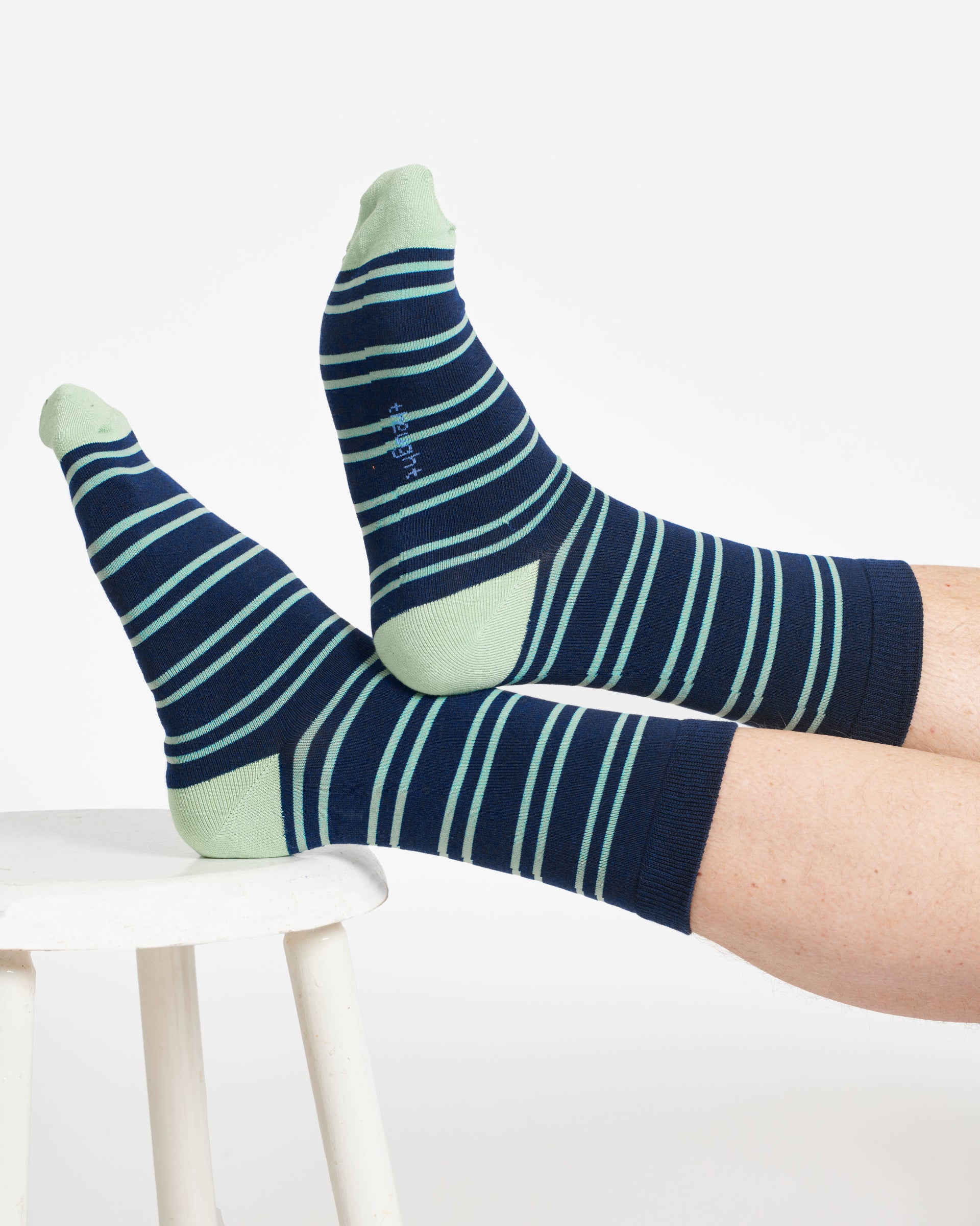 Bicycle Bamboo Gift Box of 4 Socks - Blue/Green/Navy