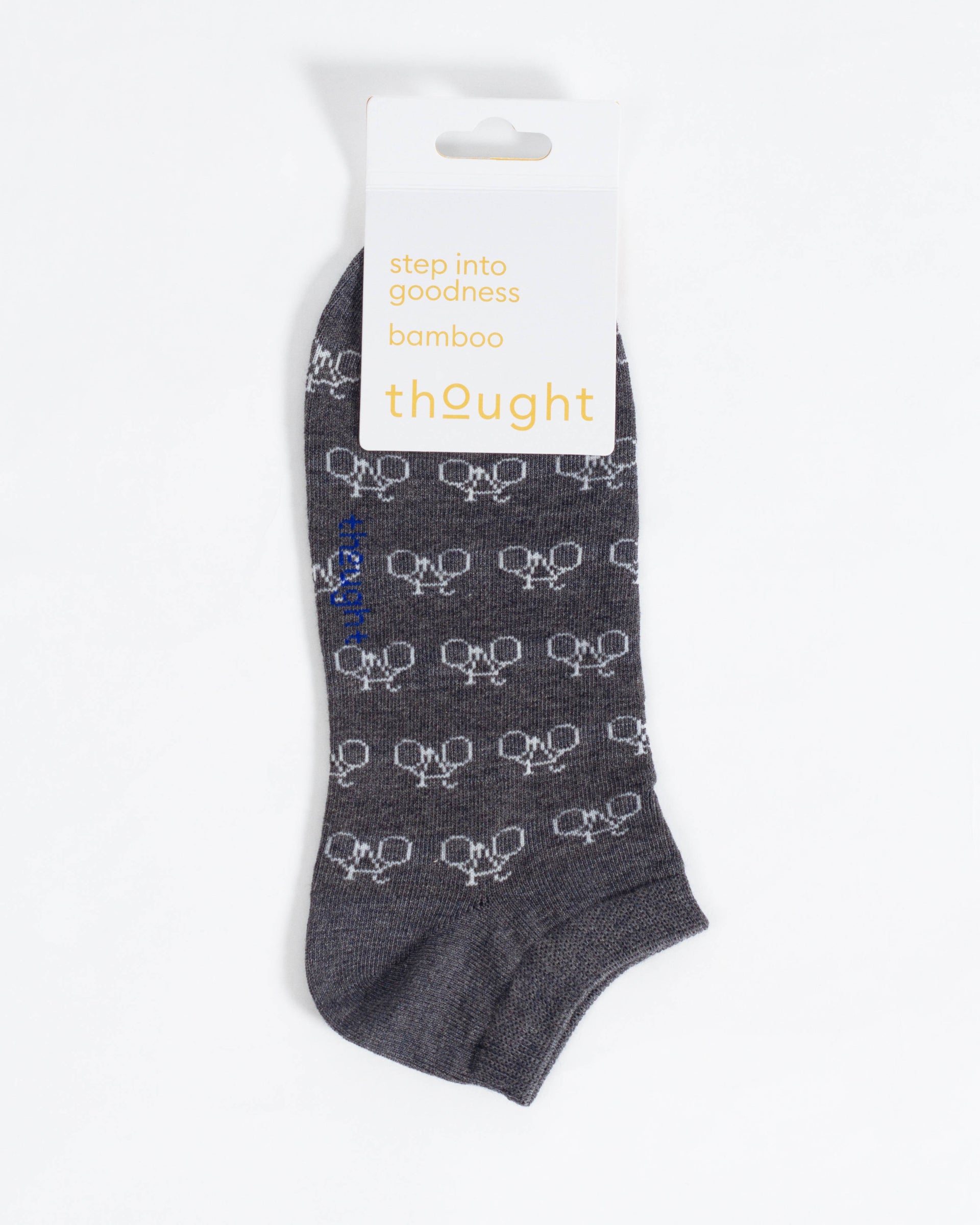 Bicycle Bamboo Trainer Socks - Grey