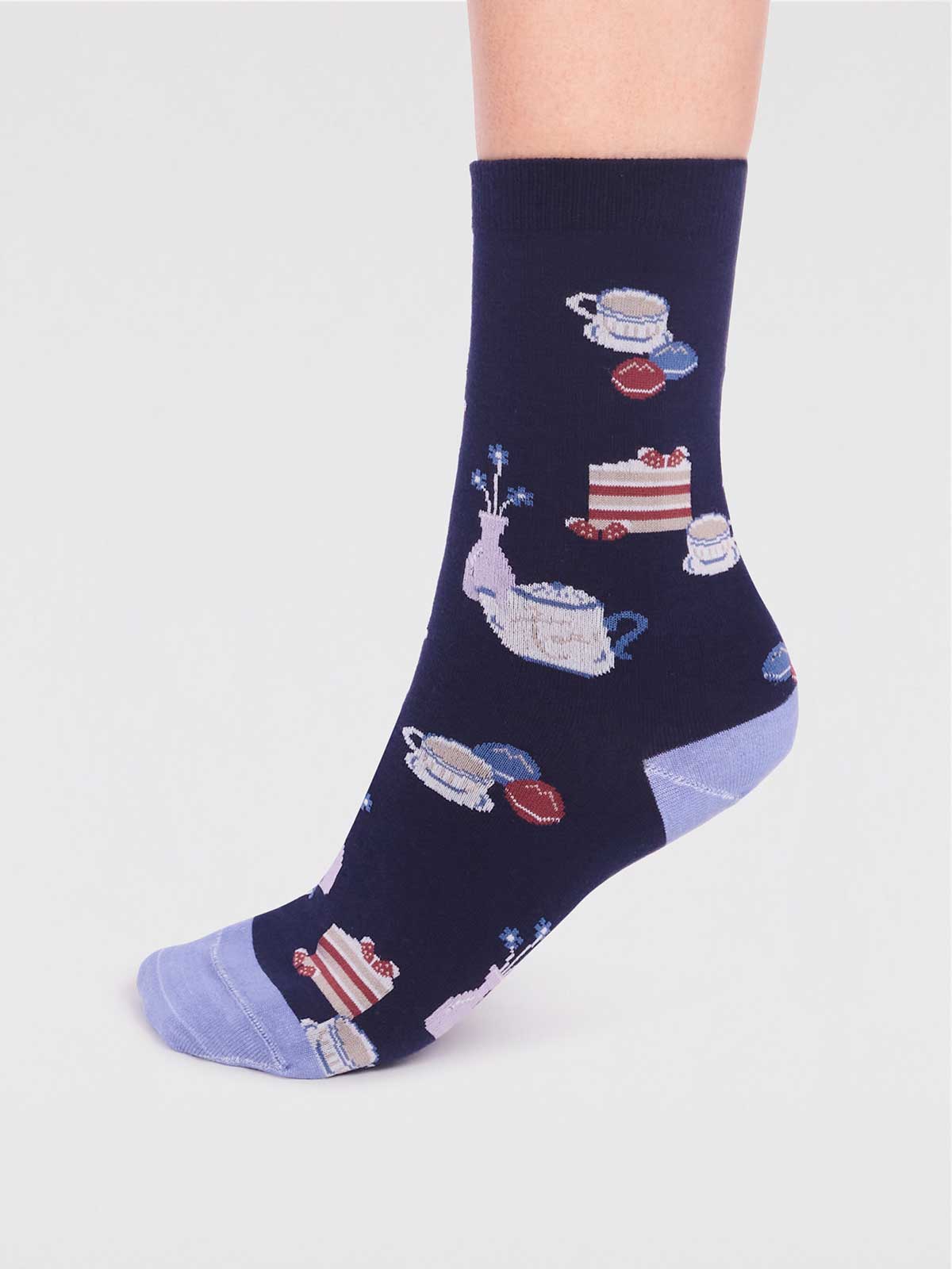 Fiona Organic Cotton Afternoon Tea Sock Box - Multi