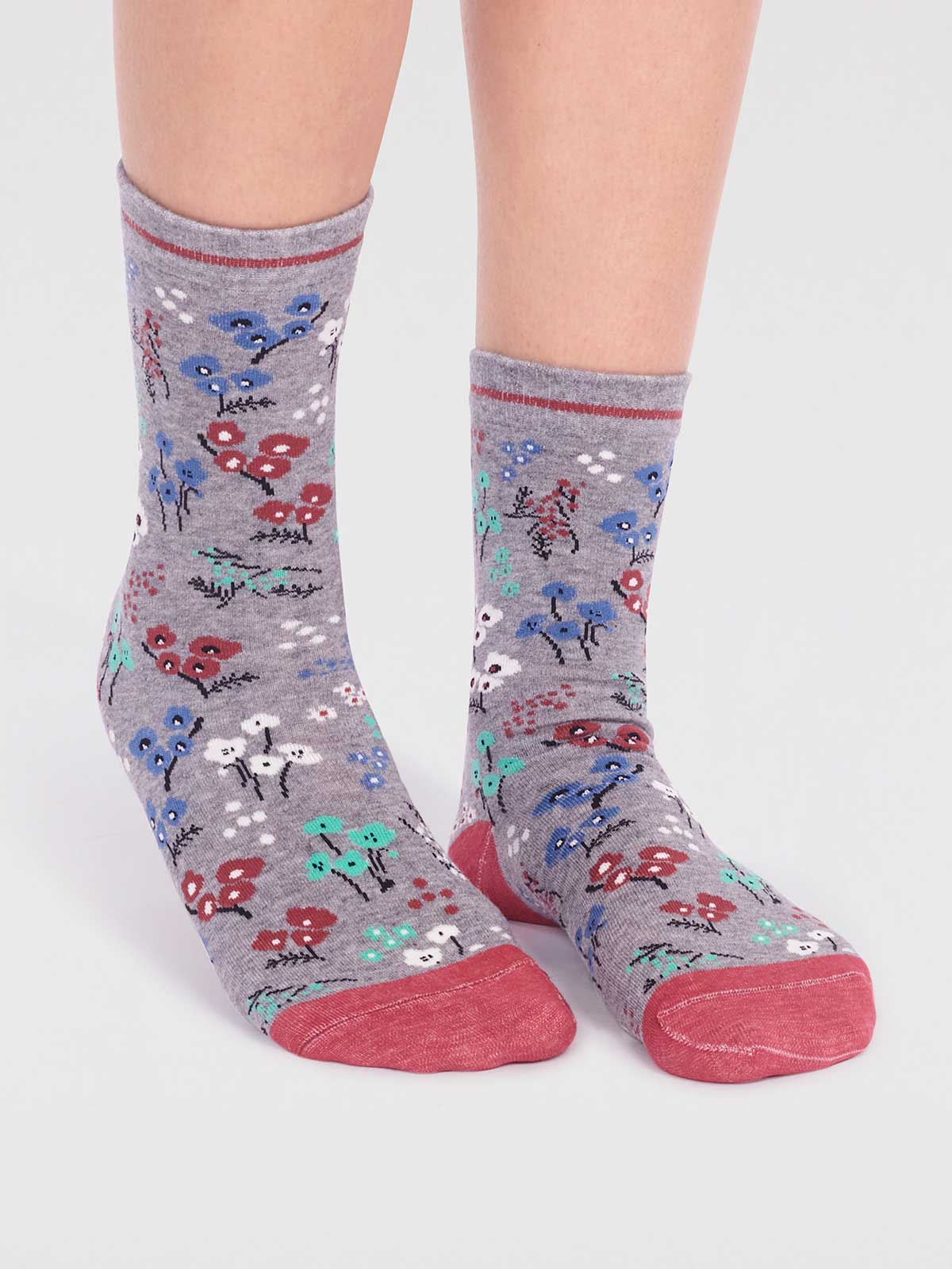 Fiona Organic Cotton Afternoon Tea Sock Box - Multi