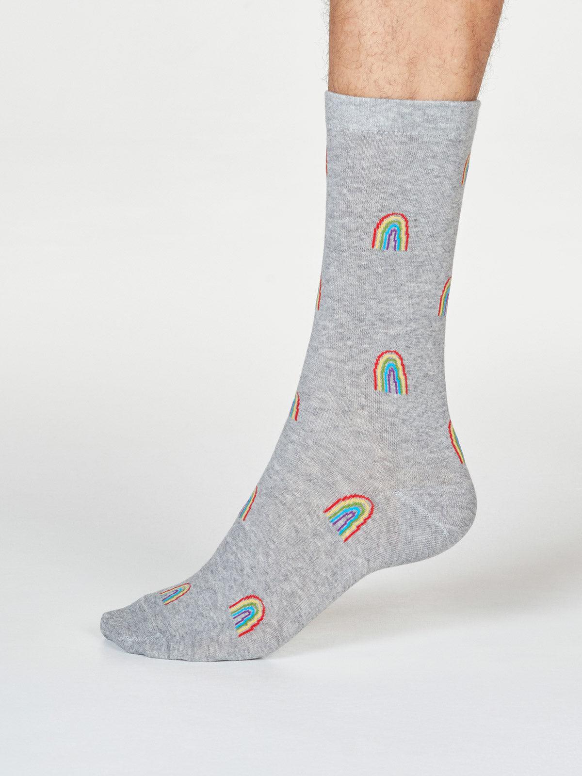 GOTS Organic Cotton Rainbow Socks - Thought Clothing UK
