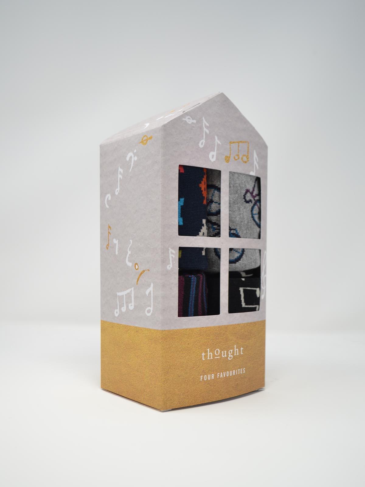 Laurence Sock Gift Box - Multi - Thought Clothing UK