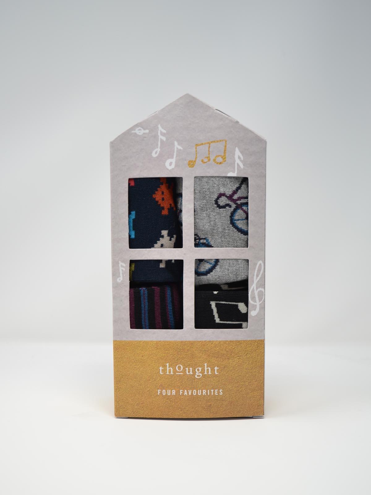 Laurence Sock Gift Box - Multi - Thought Clothing UK