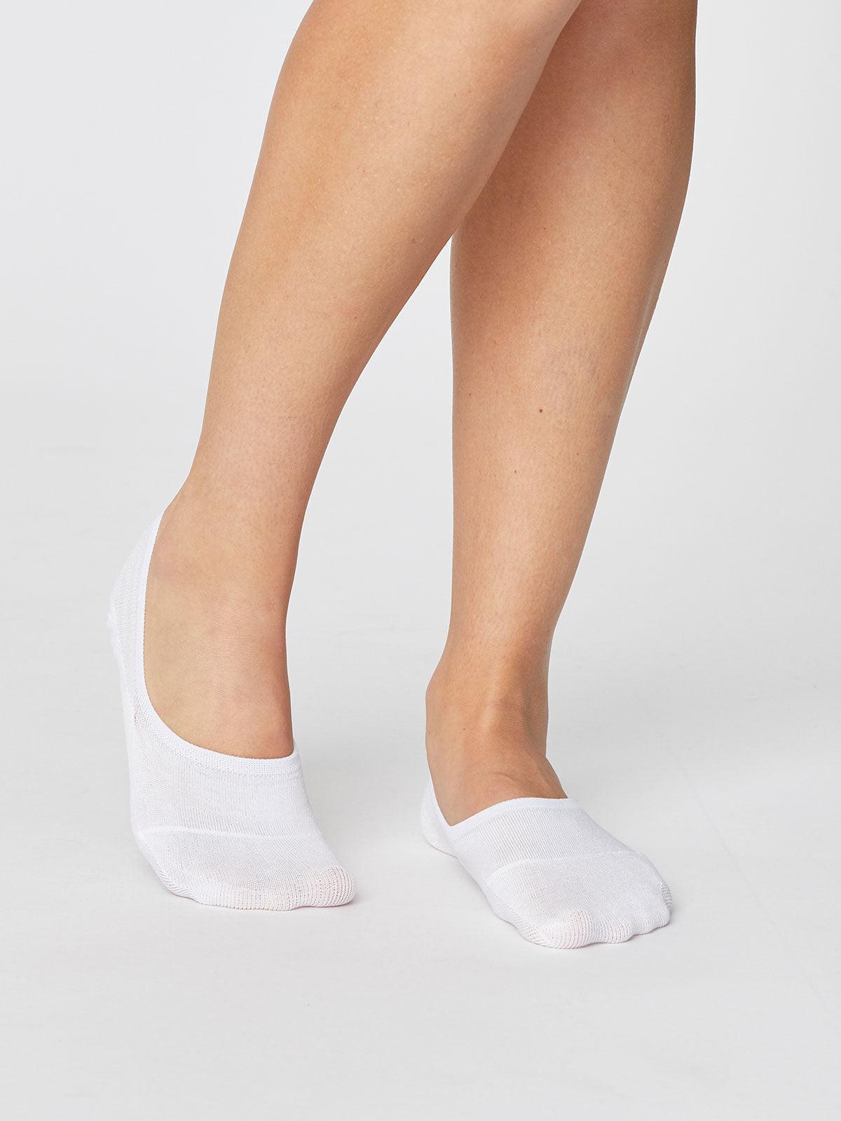 No Show Socks - White - Thought Clothing UK