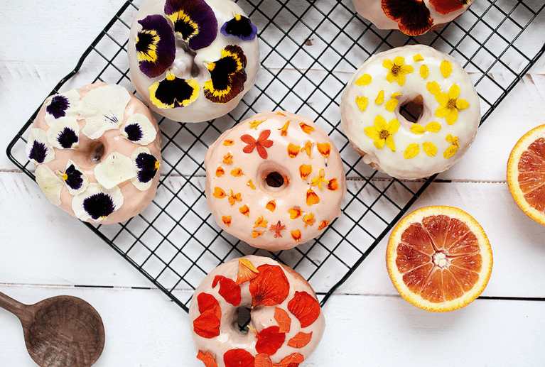 Floral Doughnuts