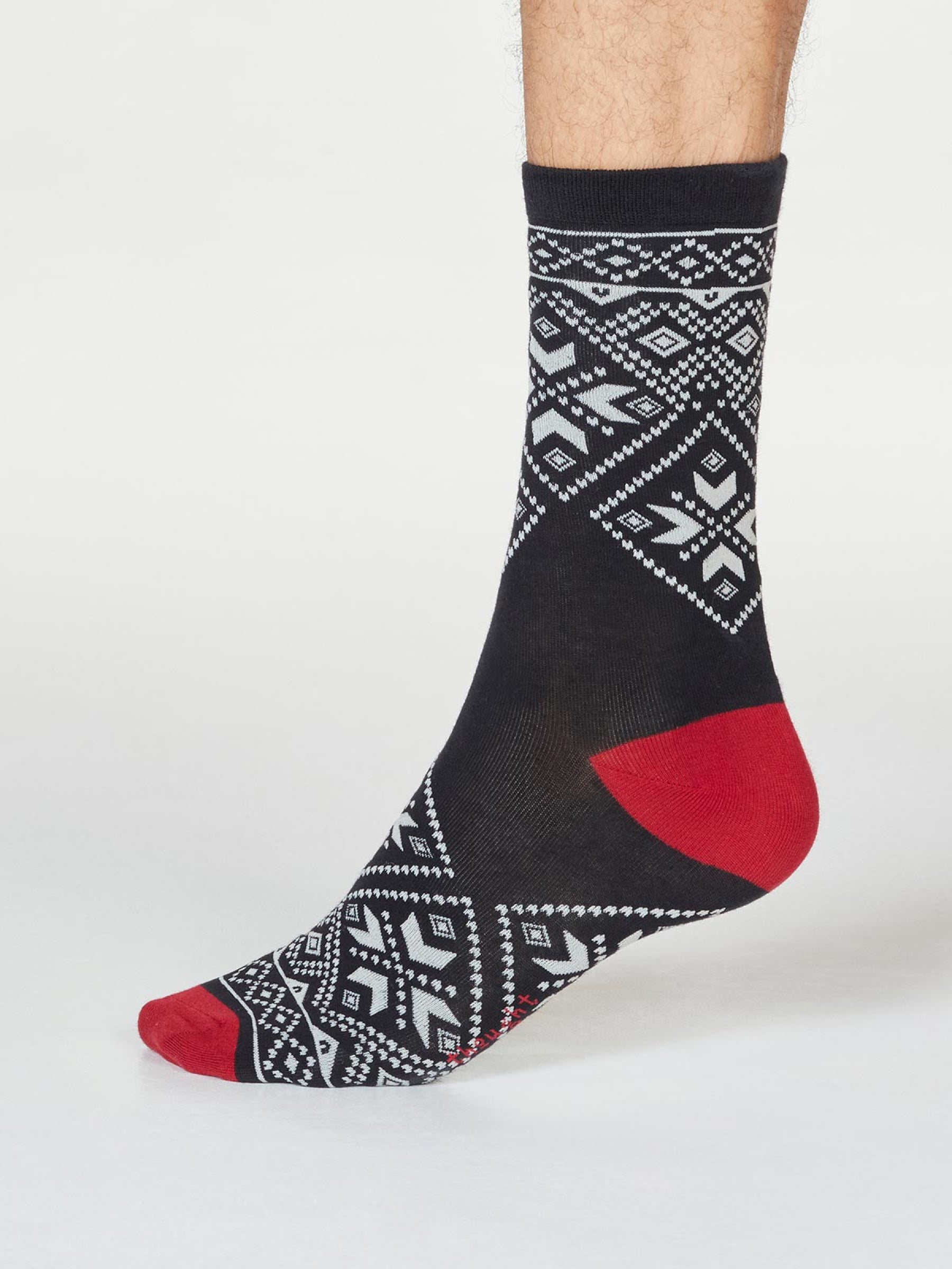 Hector Christmas Jumper Socks In A Bag - Black