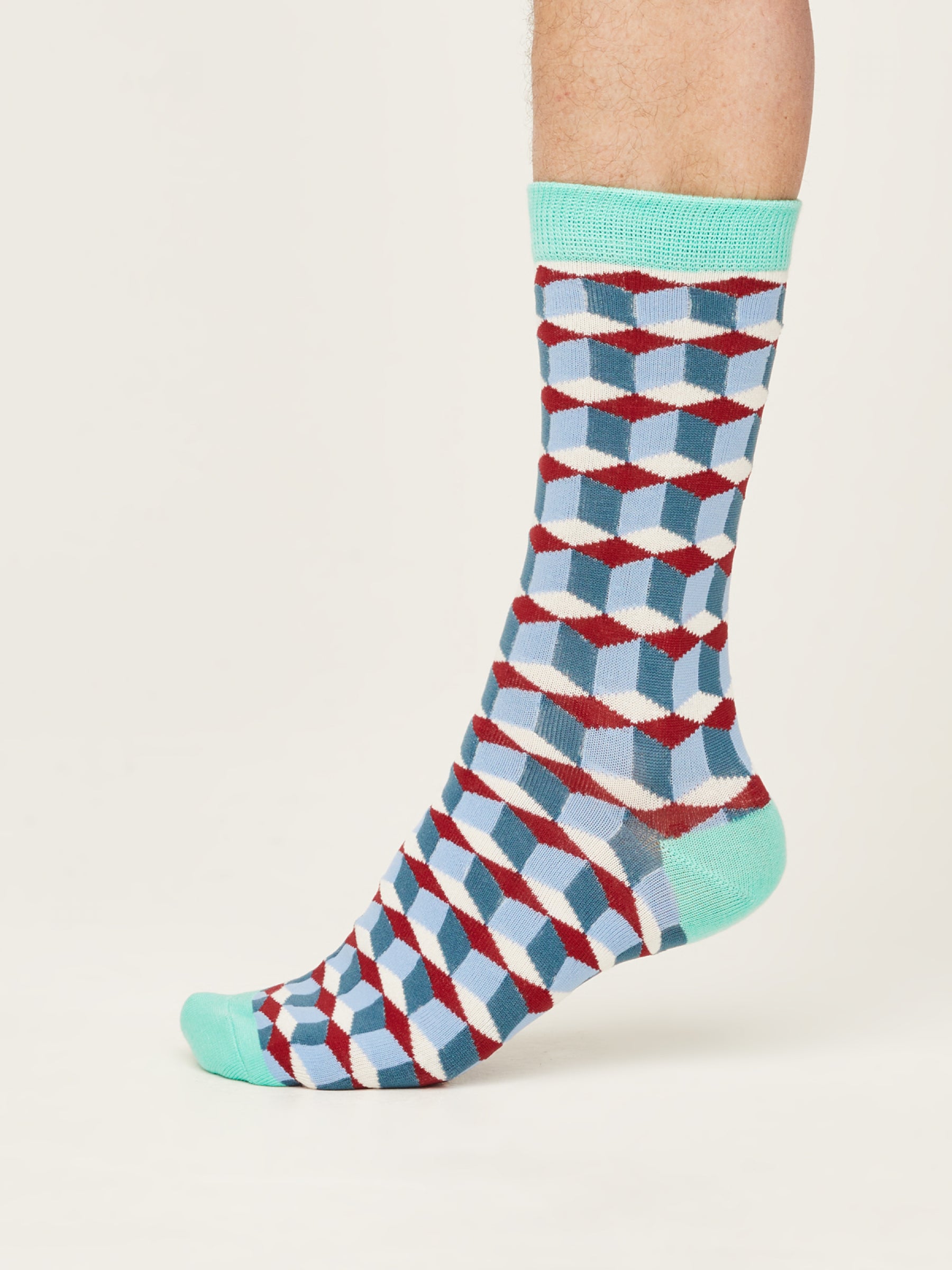 Fun Geometric 4 Socks Gift Box - Multi