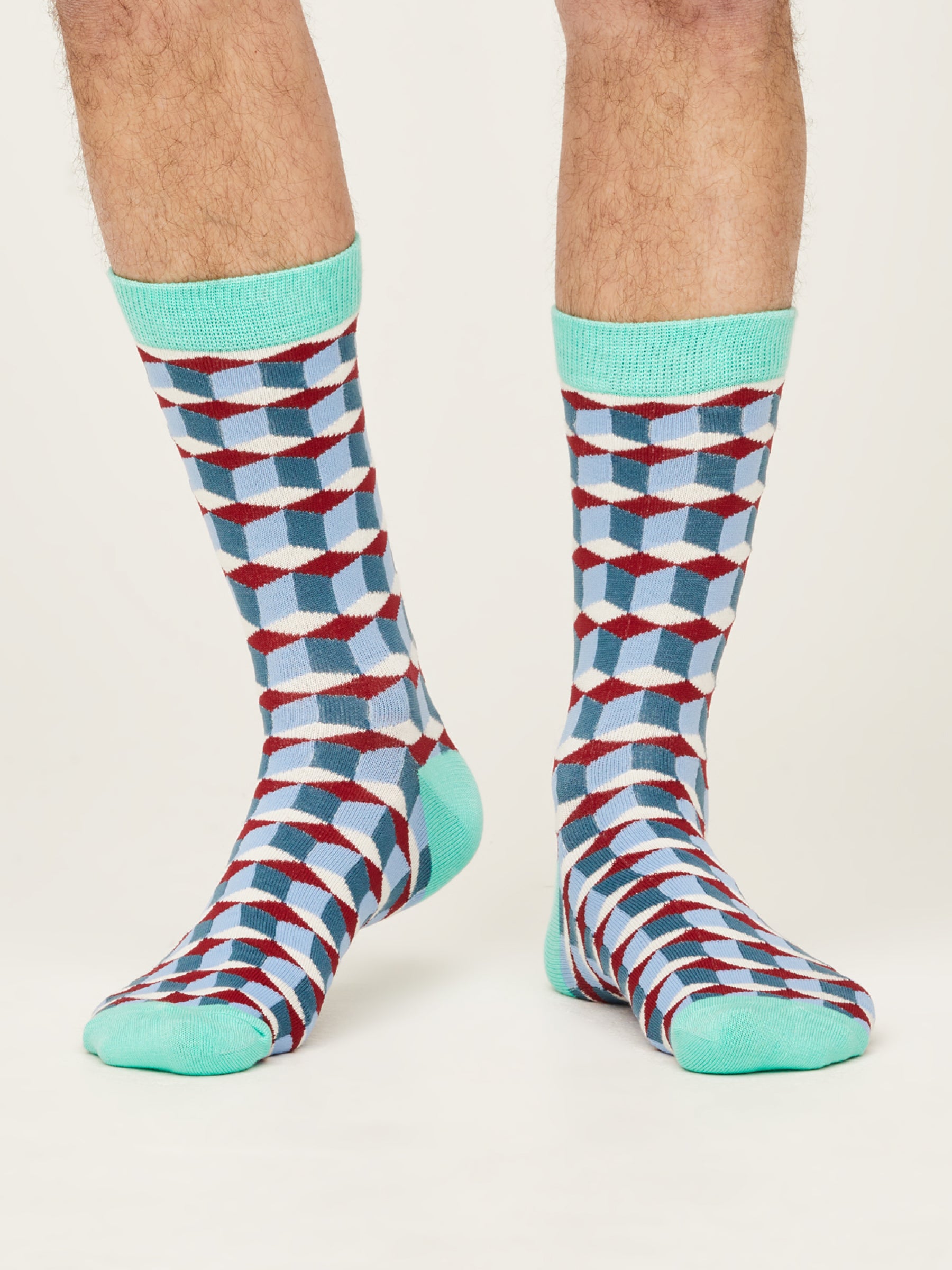 Fun Geometric 4 Socks Gift Box - Multi