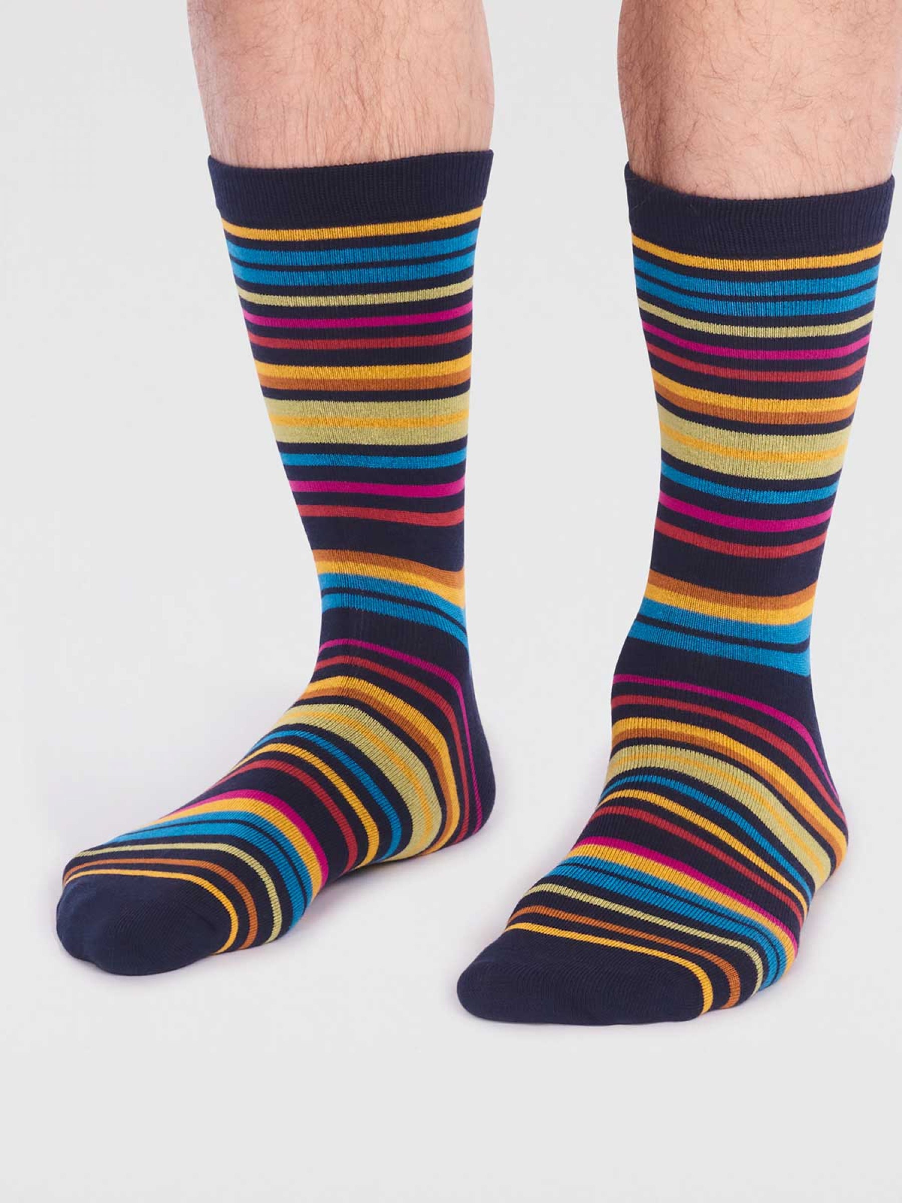 Brandon Bamboo Bike Pack Of Socks - Multi