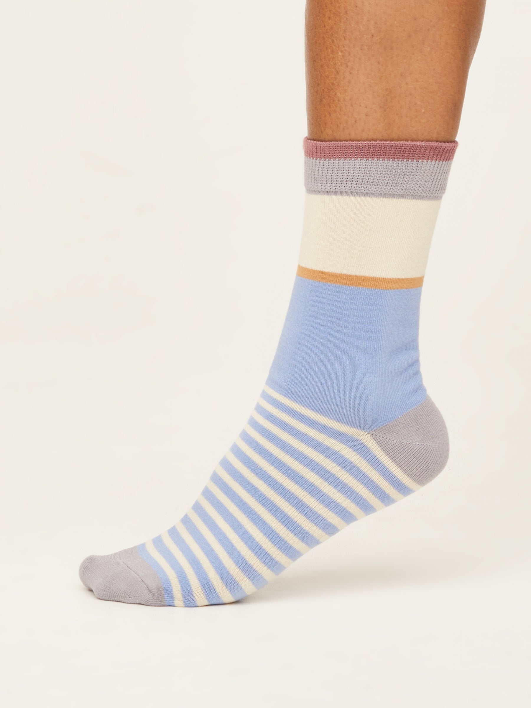 Spot And Stripe Box Of 4 Socks - Multi