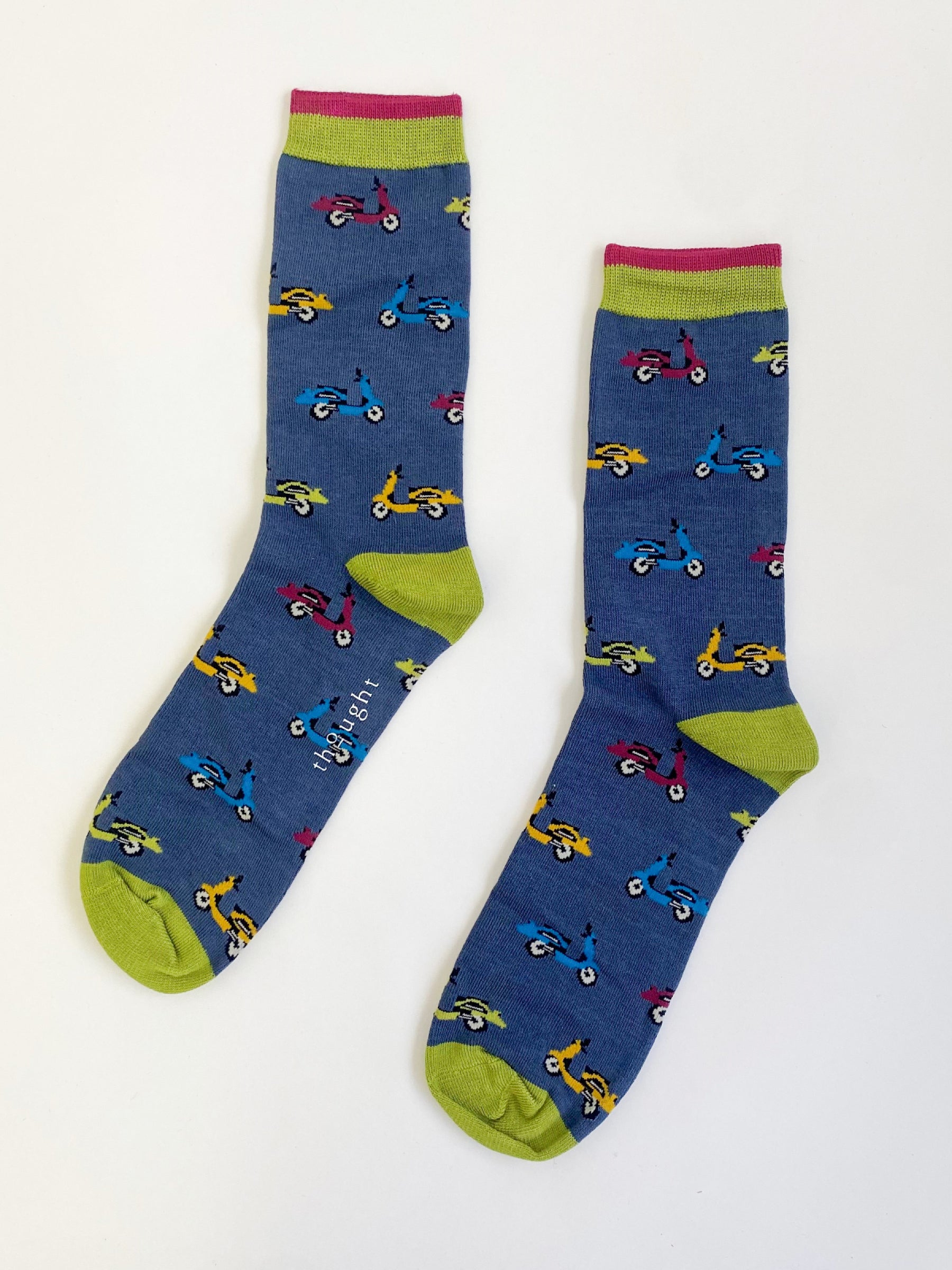 Scooter Socks - Blue Slate