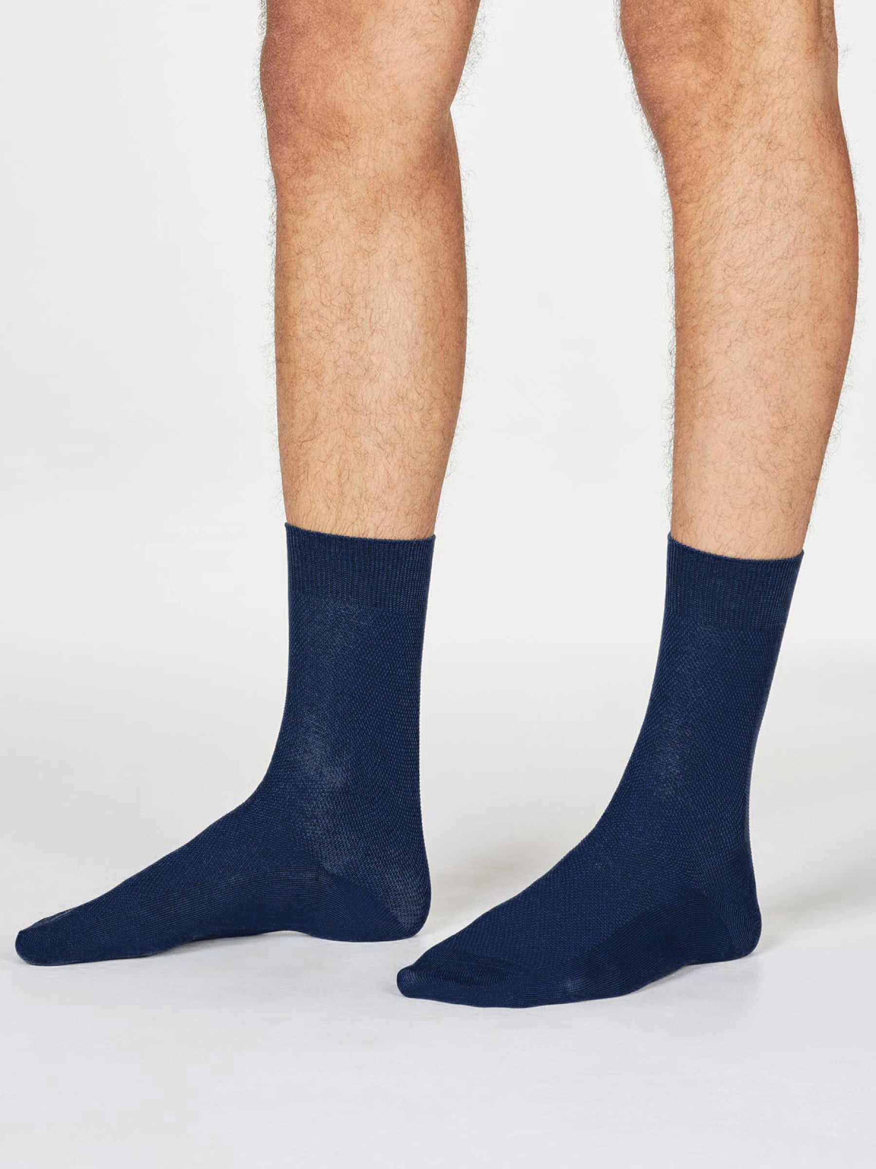 Rodney Dress Socks - Navy