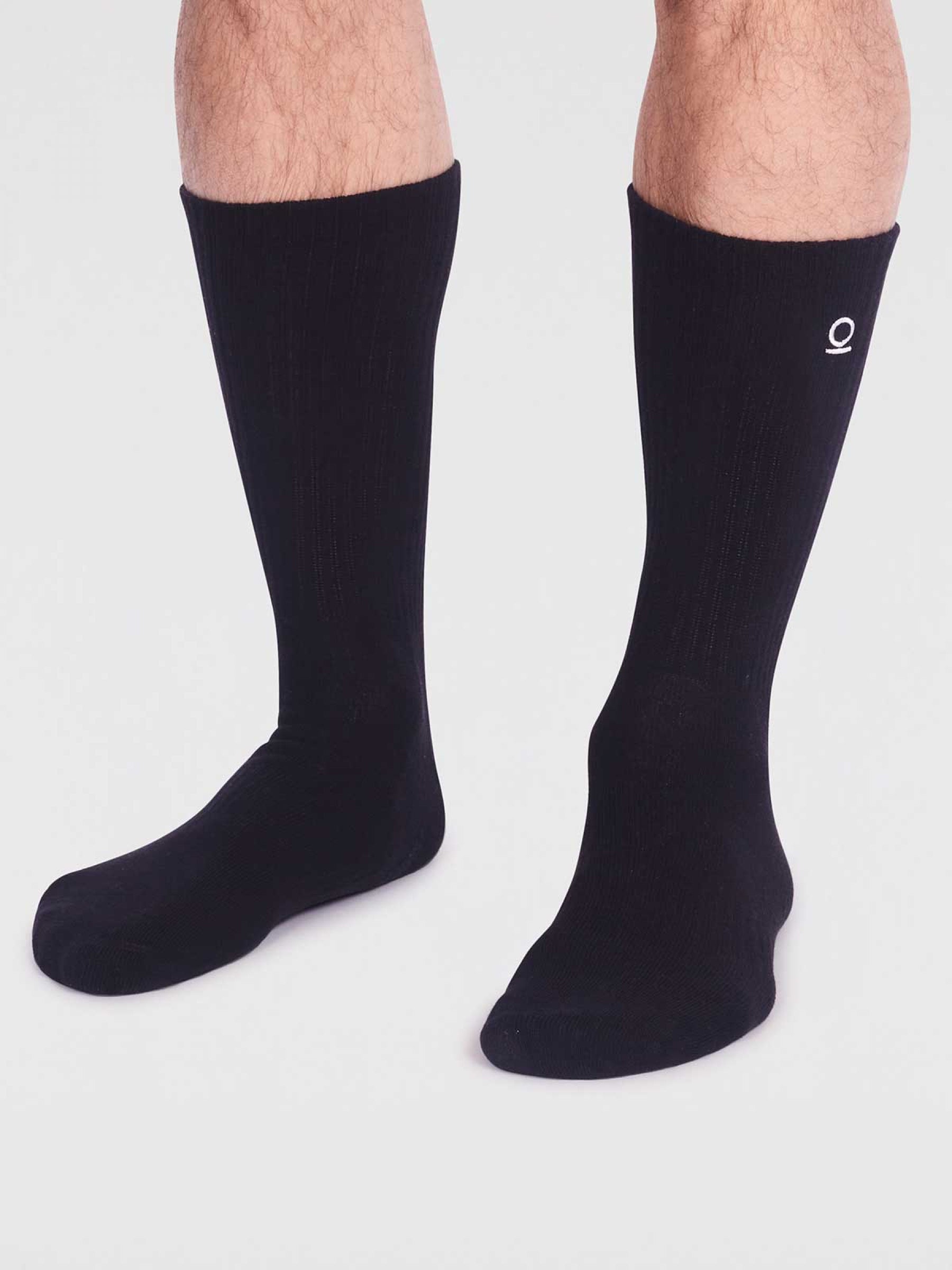 Rafael Organic Cotton Sport Socks - Black