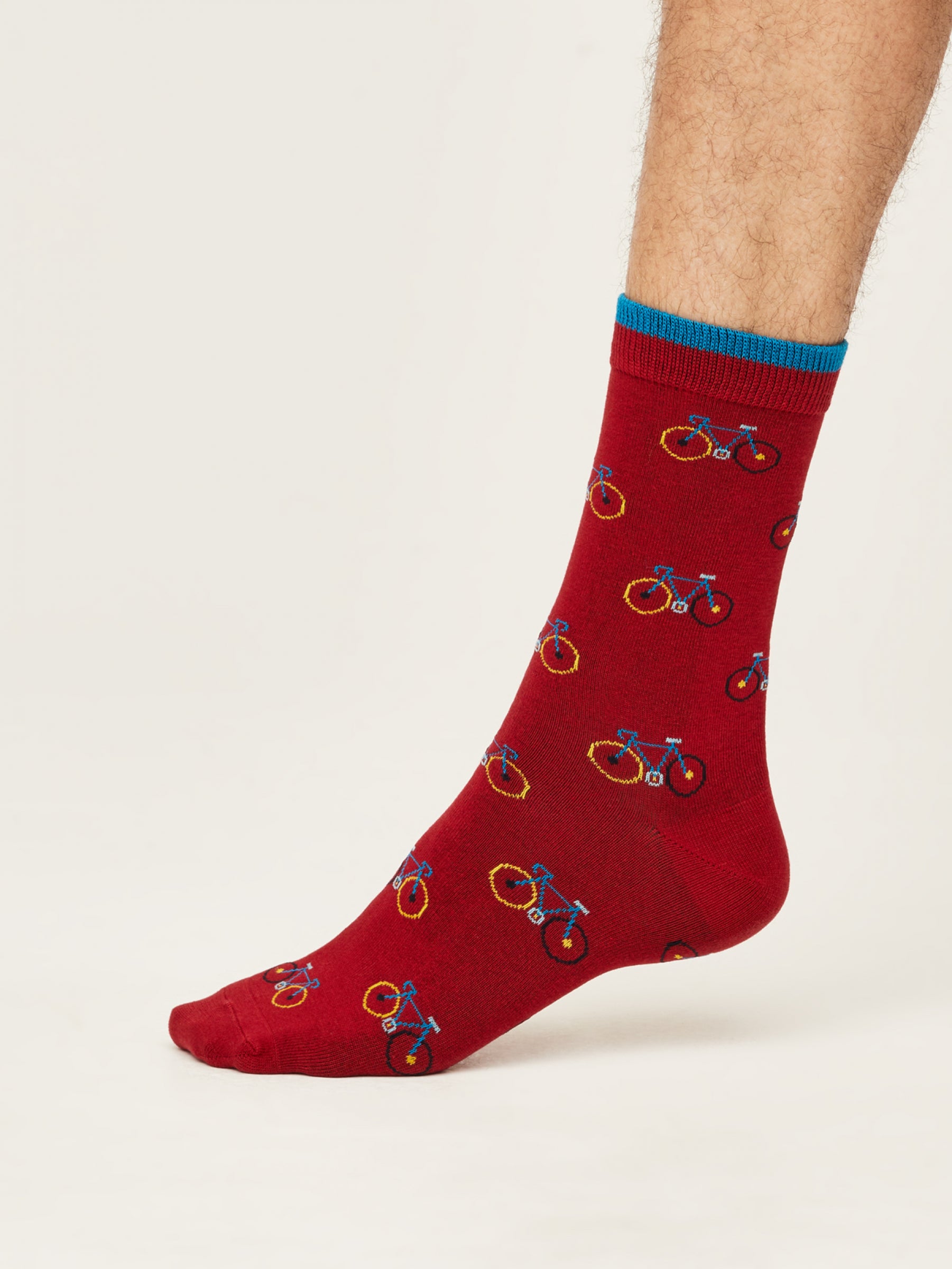 Classic Bicycle Socks - Berry Red