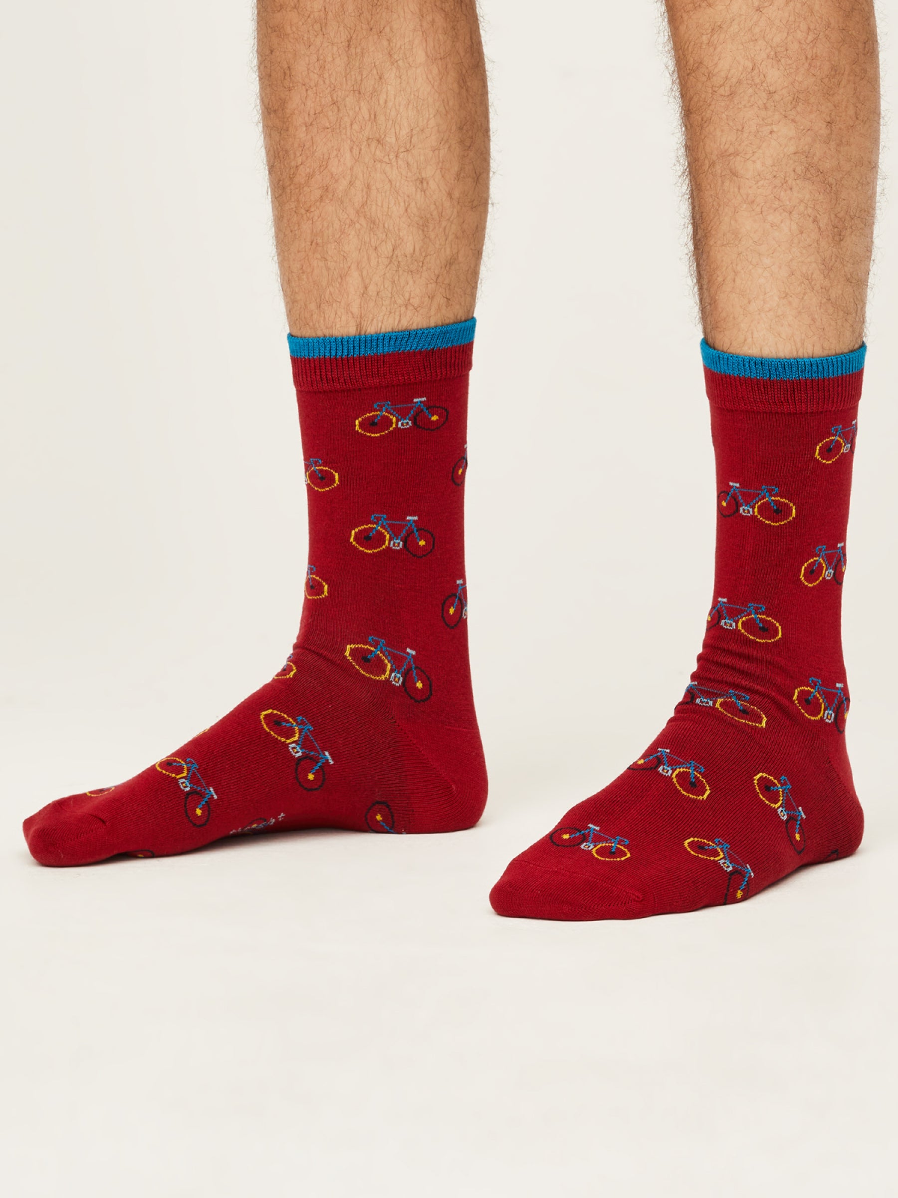 Classic Bicycle Socks - Berry Red