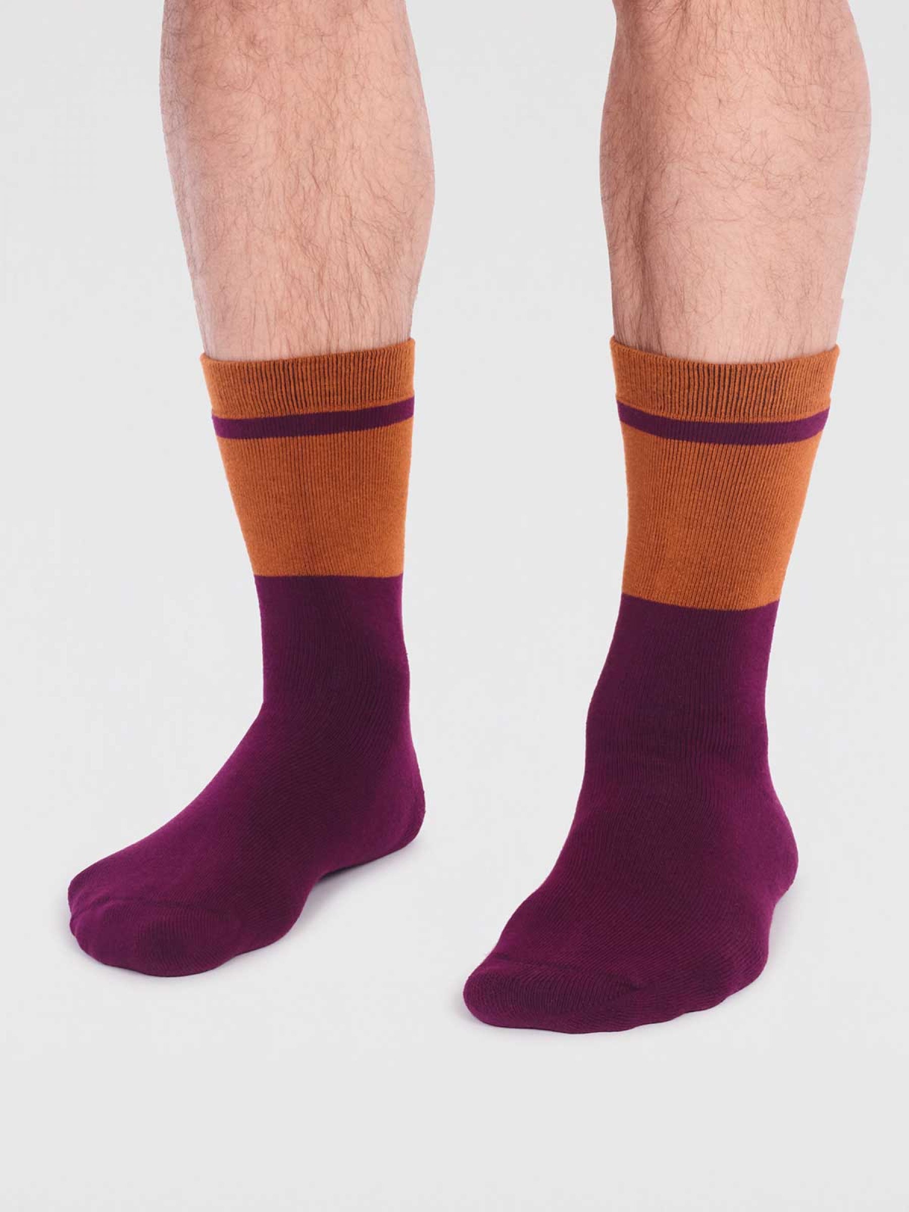 Gordon Organic Cotton Plain Walker Socks - Golden Yellow