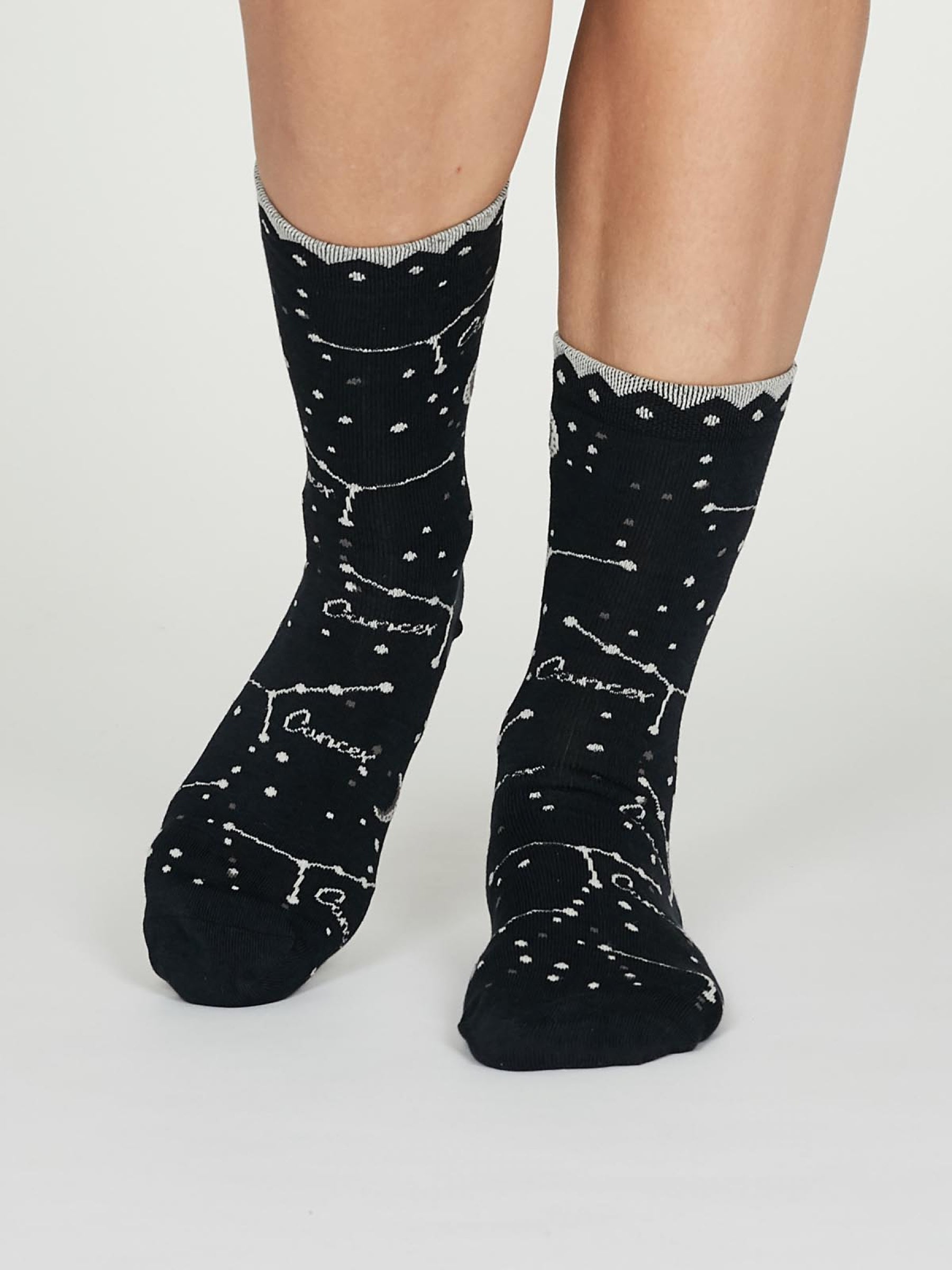 Cancer Zodiac Bamboo Organic Cotton Horoscope Star Sign Socks