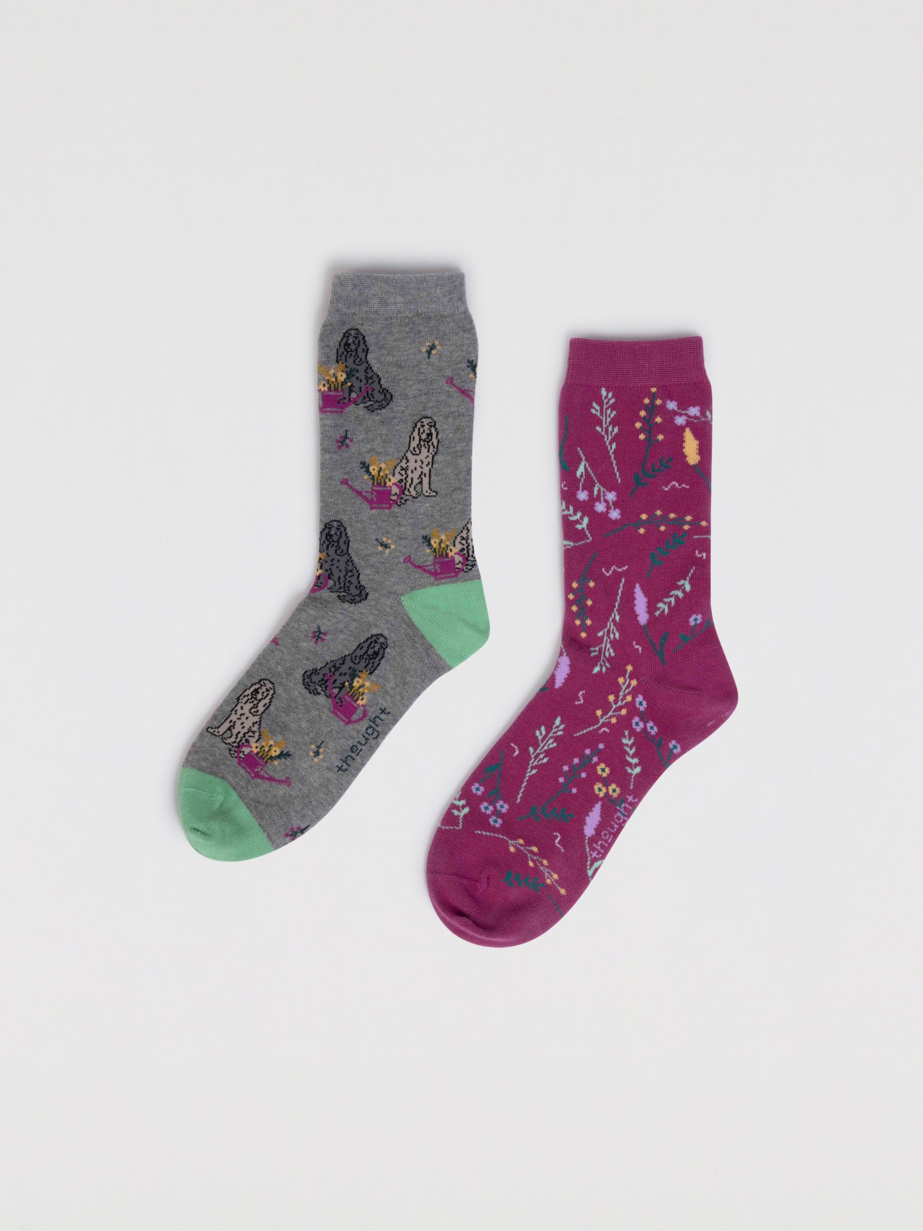 Hazel Organic Cotton Dog Pack Of Socks - Multi