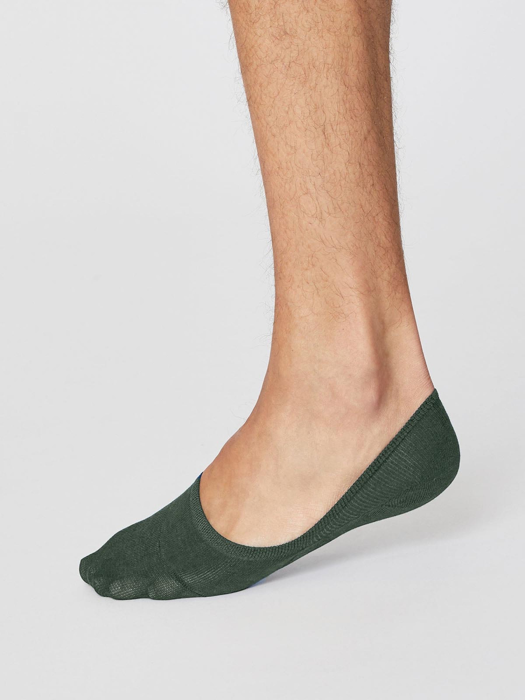 NO SHOW SOCKS - FOREST GREEN