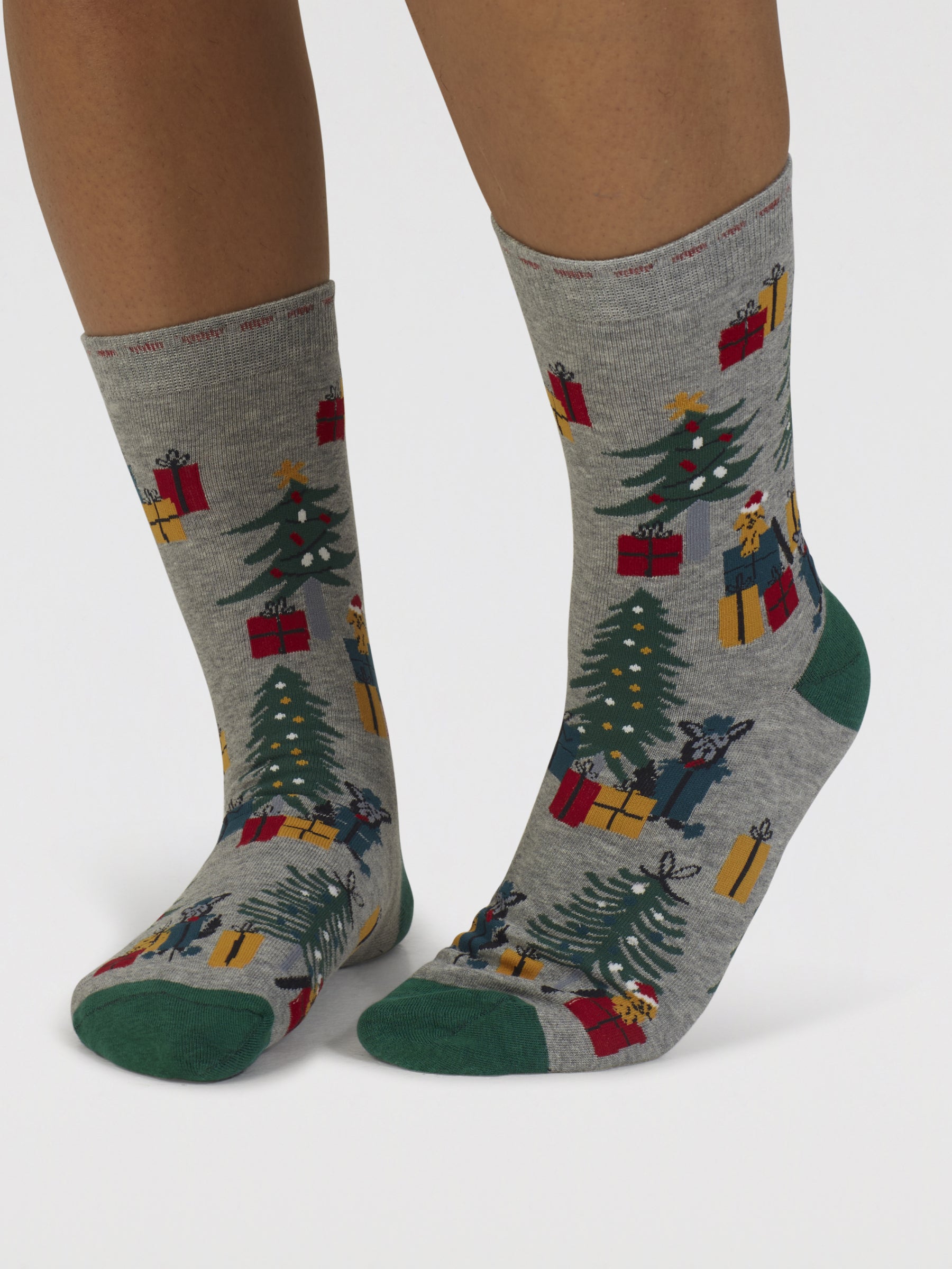 Eleodora Christmas Organic Cotton 4 Pack Sock Box - Multi