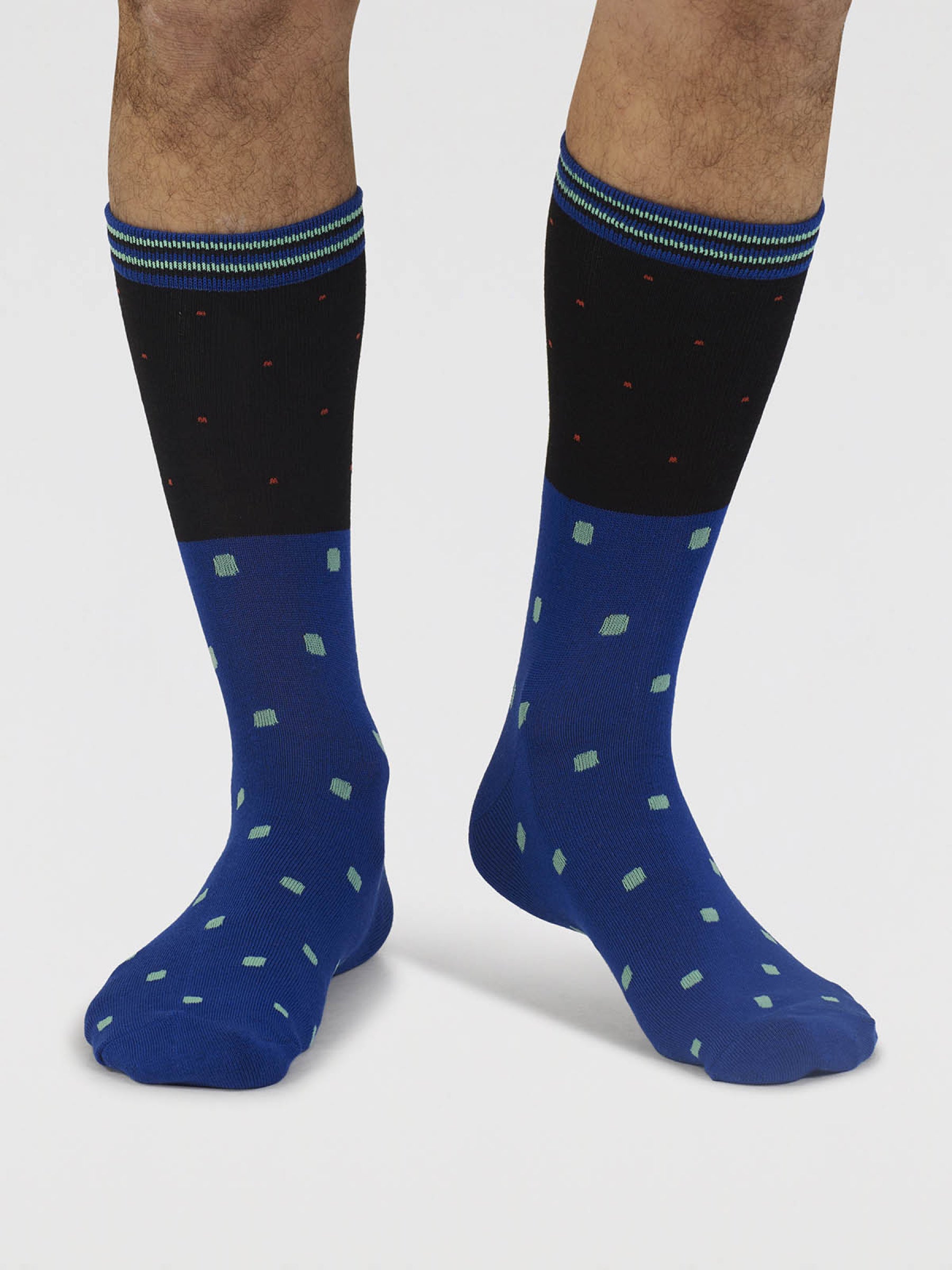 Rowan Spot Bamboo Socks - Black