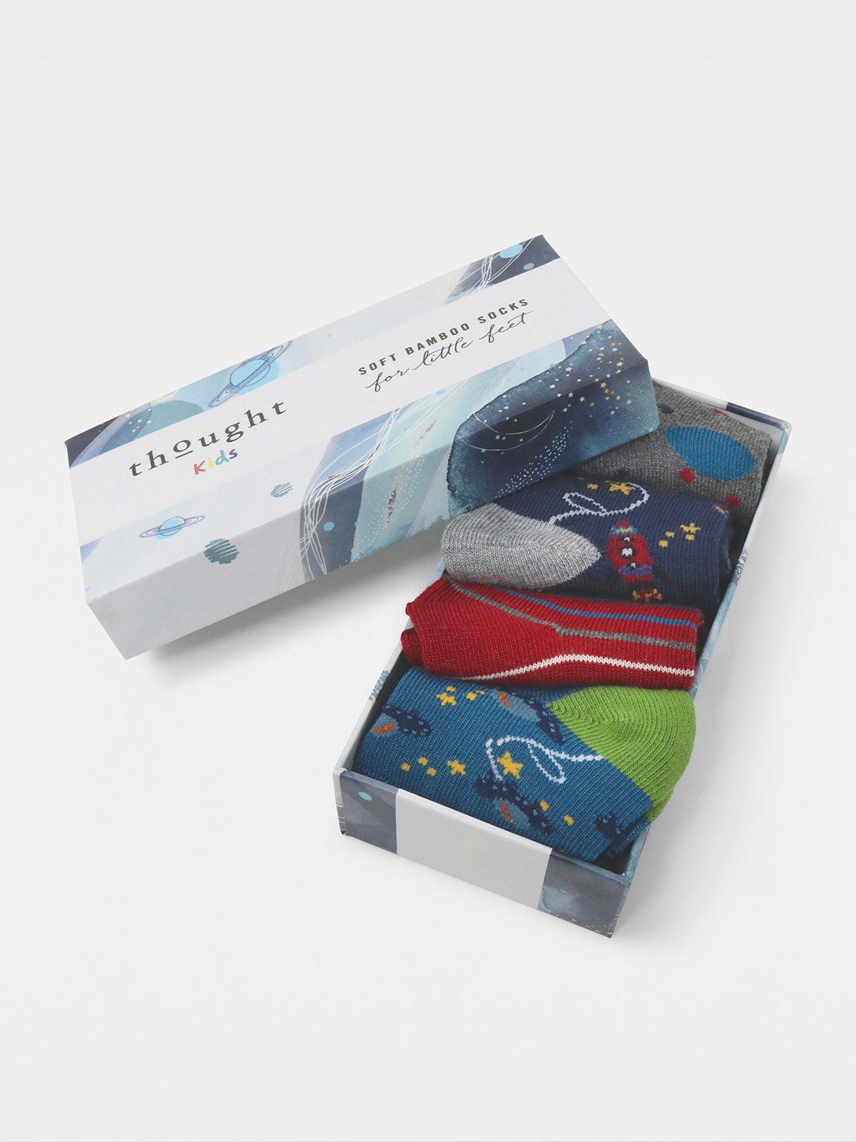 Franky Rocket Sock Box - Multi - Thought Clothing UK