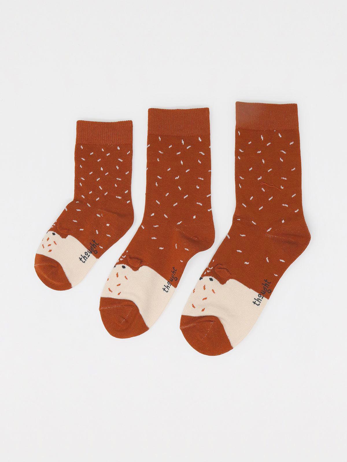 Orpha Animal Kids Bamboo 4 Sock Gift Box - Thought Clothing UK