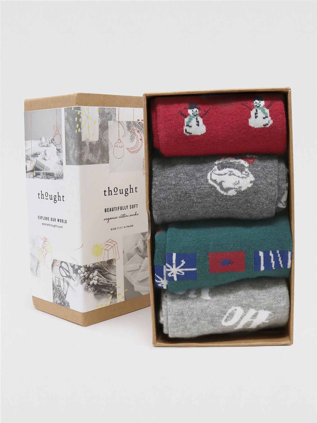 Talton Christmas Sock Box - Multi - Thought Clothing UK